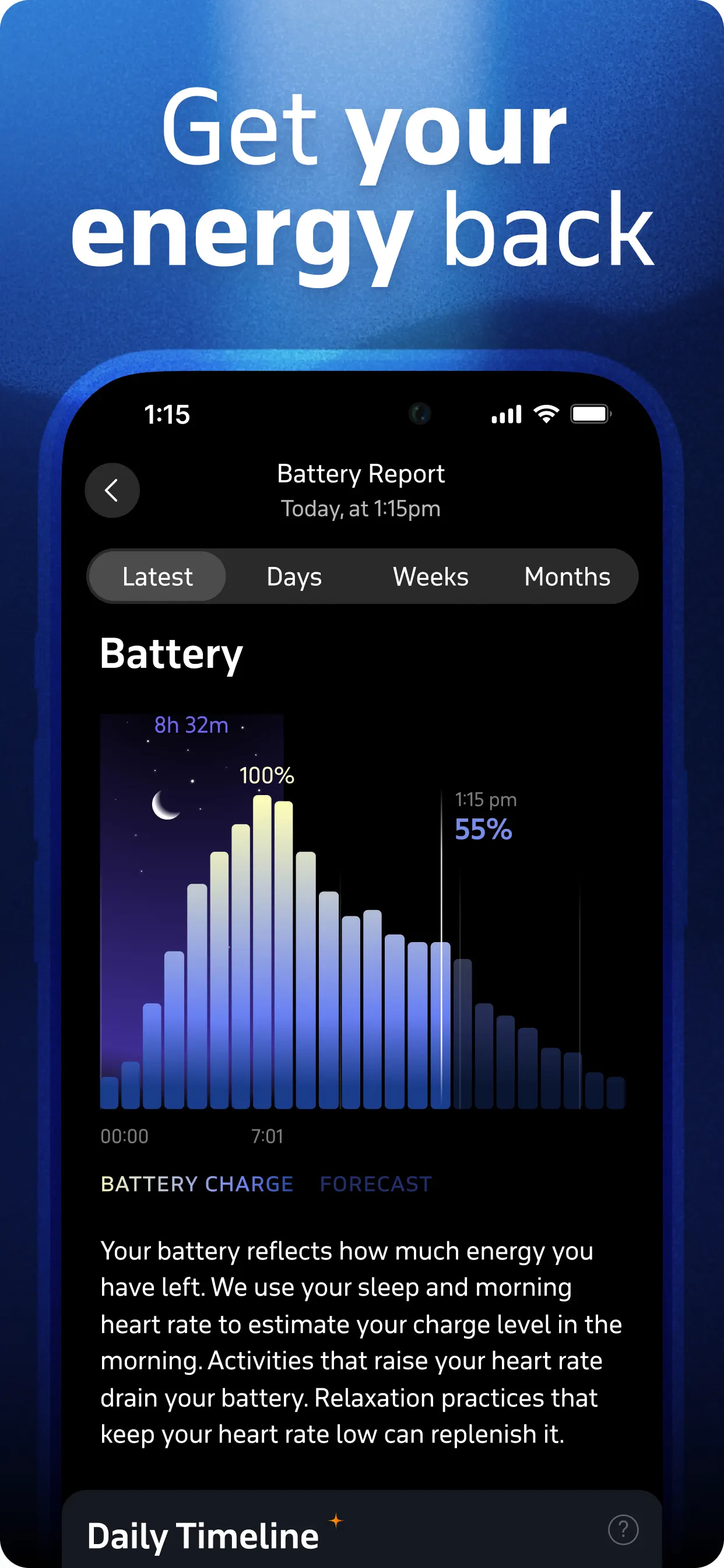 Welltory: Health, Heart Rate App Store screenshot 3