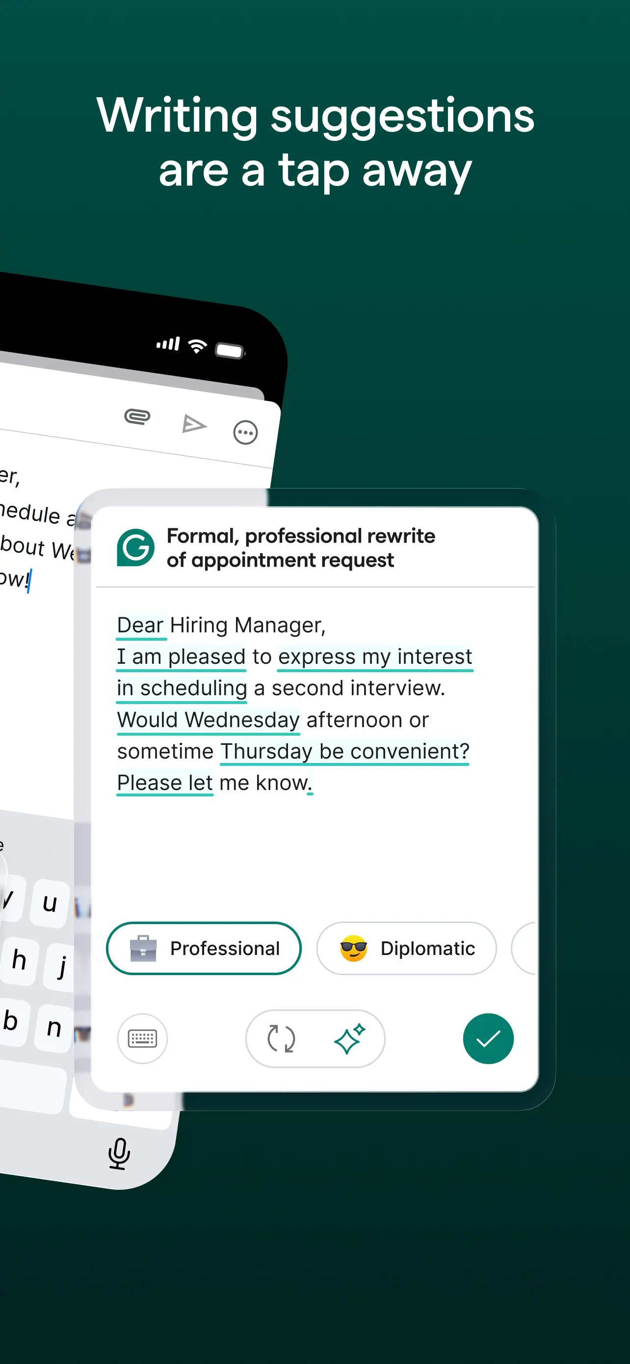 Grammarly: AI Keyboard & Notes App Store screenshot 2