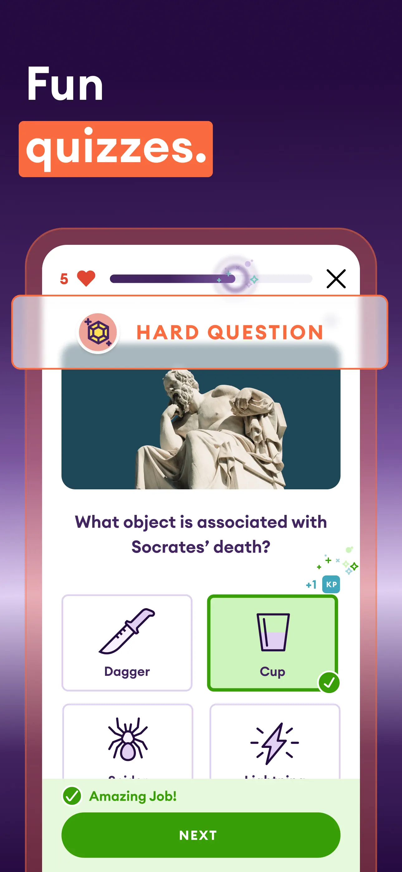 Yuno - General knowledge App Store screenshot 3