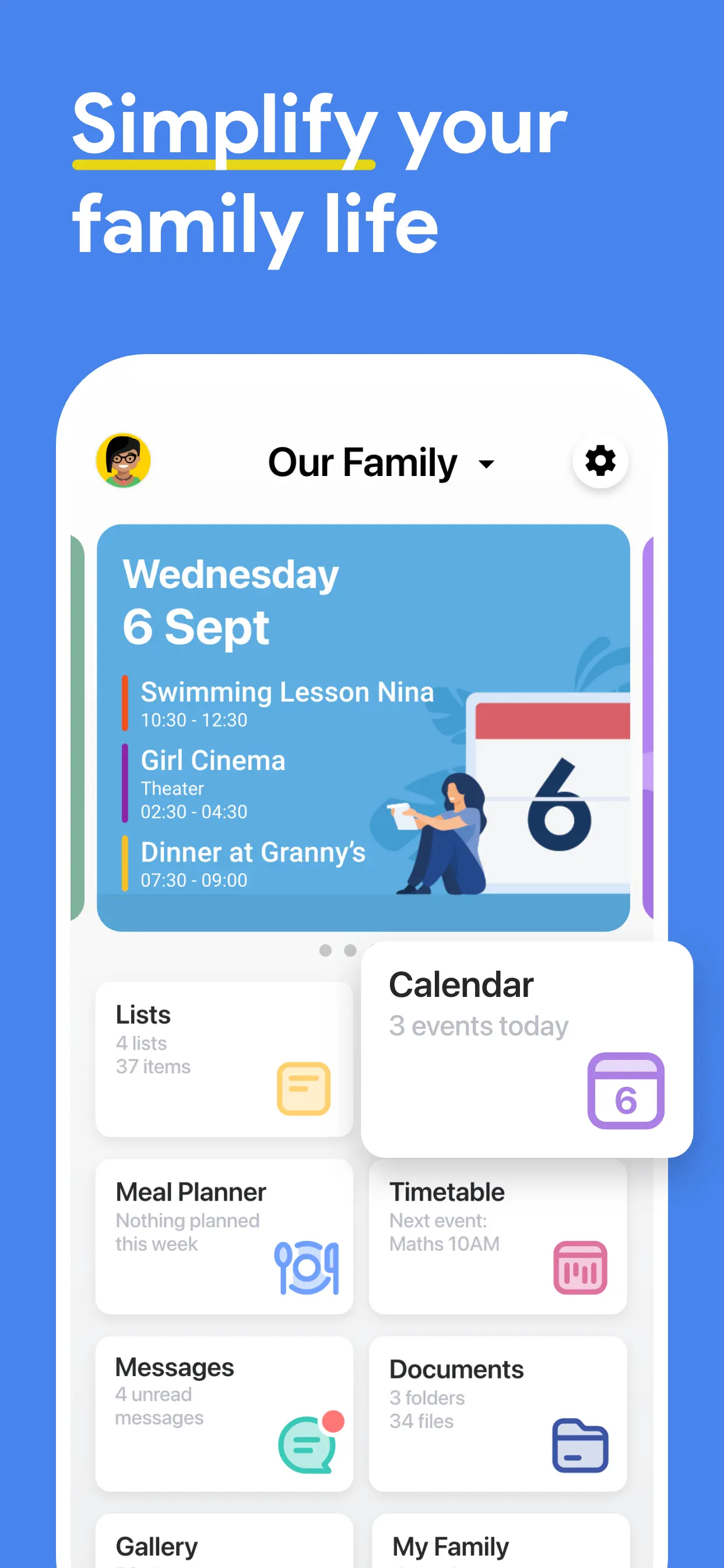 FamilyWall: Family Organizer App Store screenshot 1