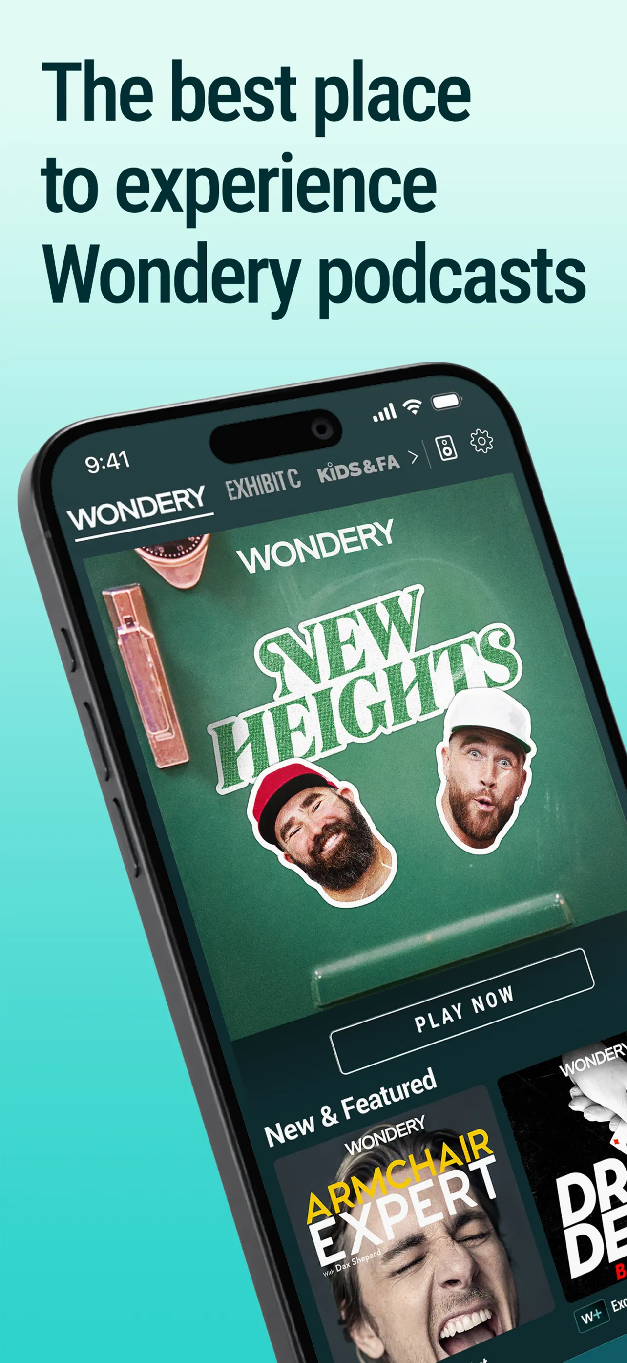 Wondery: Must-Hear Podcasts App Store screenshot 1