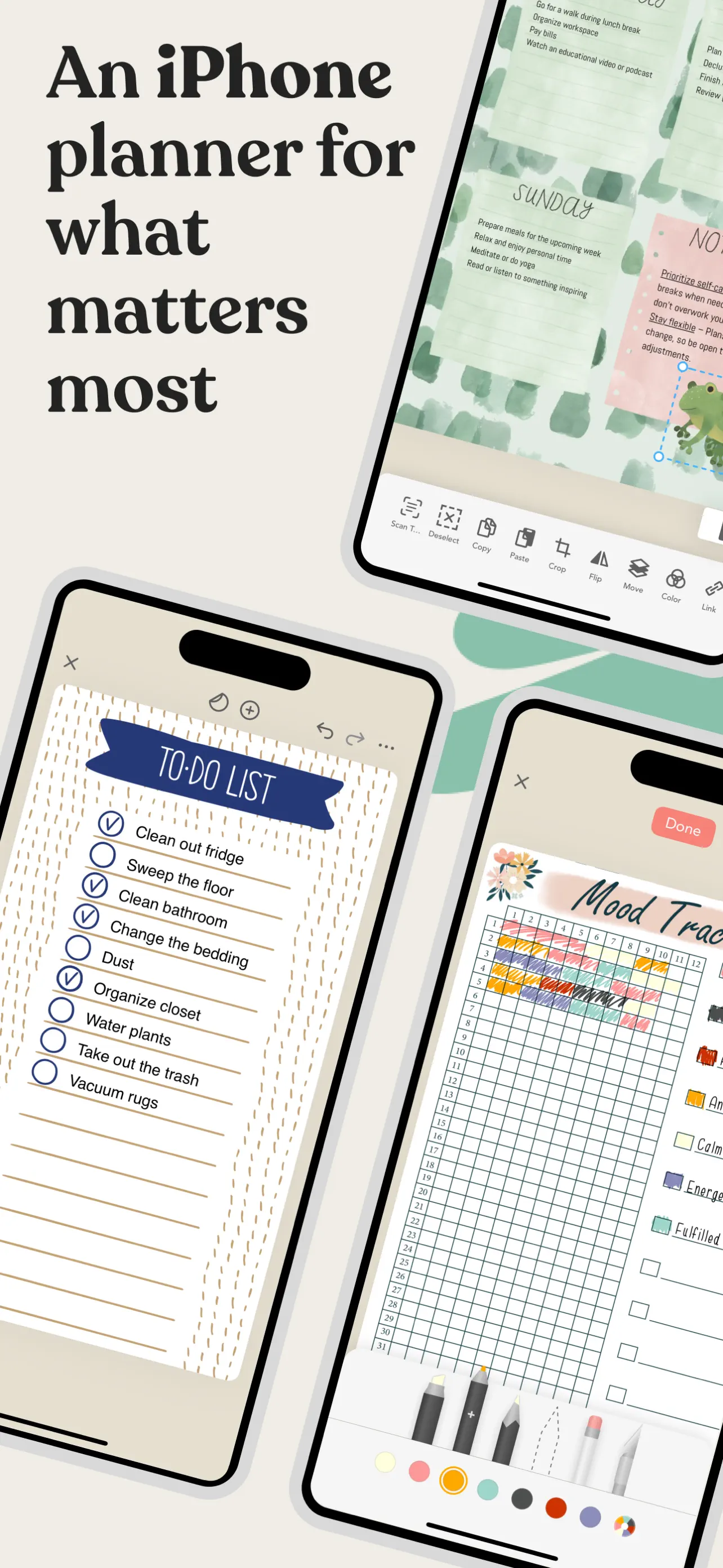 Planner & Journal - Zinnia App Store screenshot 1