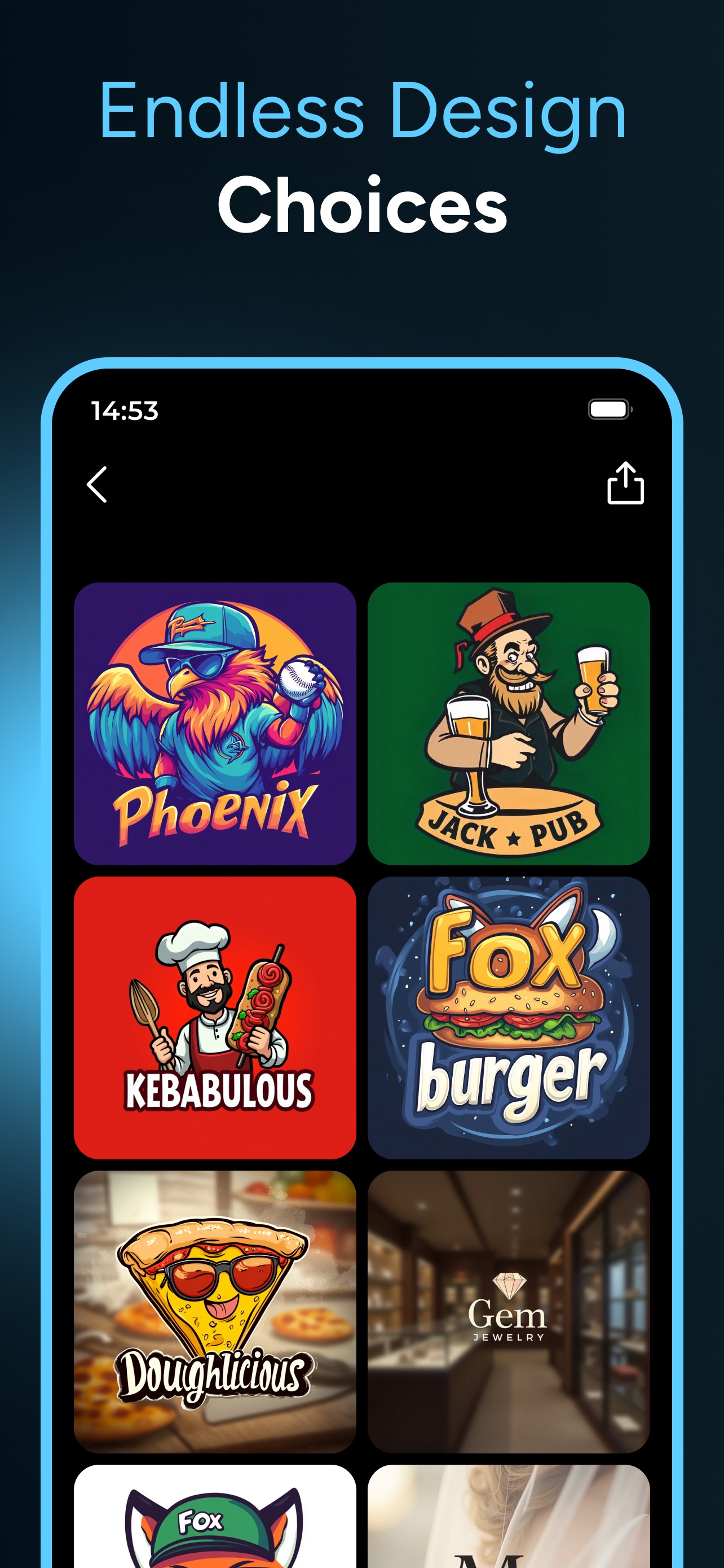 AI Logo Generator - Mark App Store screenshot 2