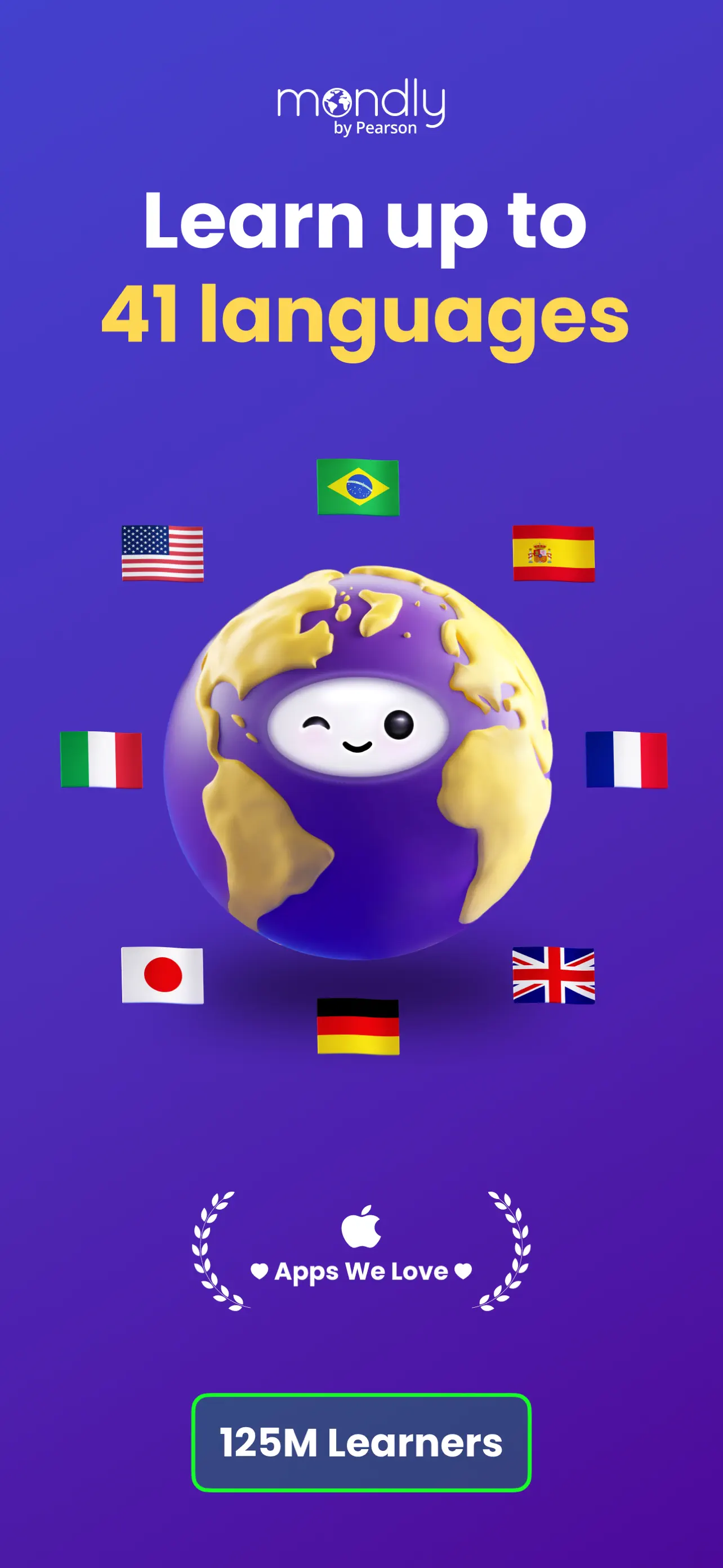 Mondly: Learn 41 Languages App Store screenshot 1