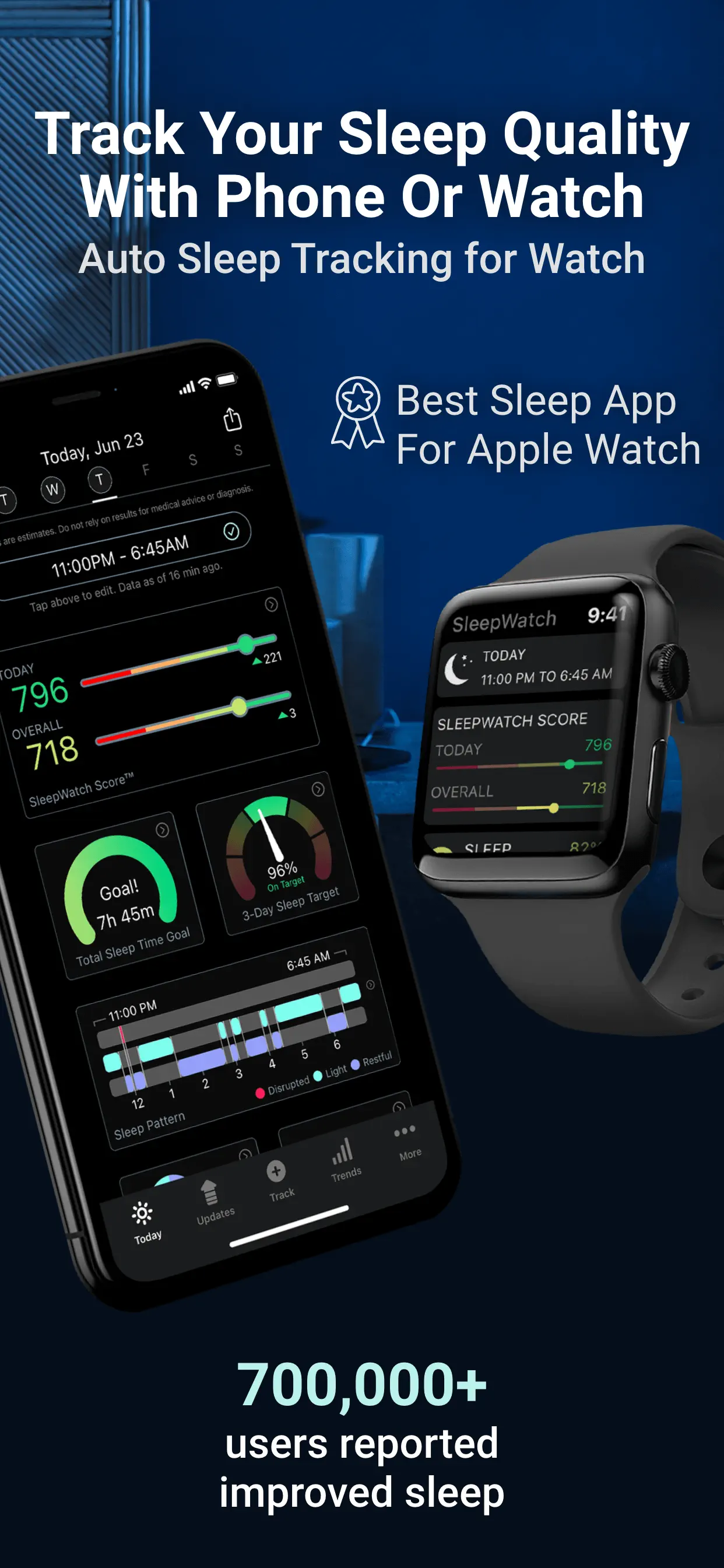 SleepWatch - Top Sleep Tracker App Store screenshot 2