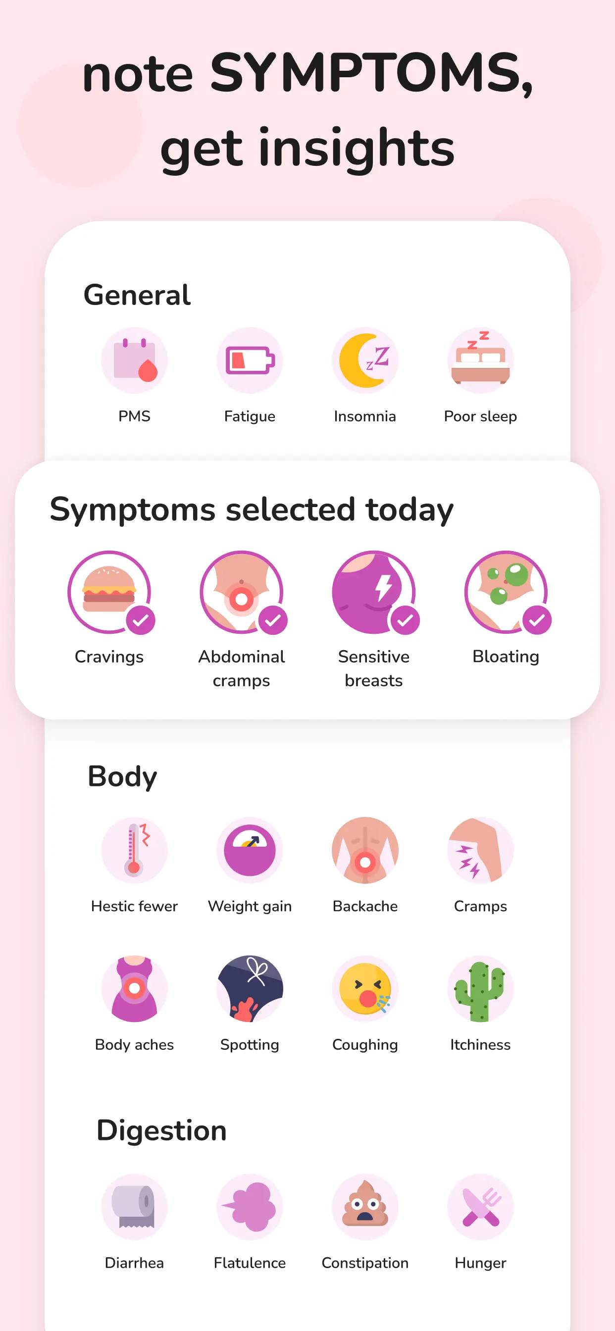 Period Tracker and Calendar App Store screenshot 3