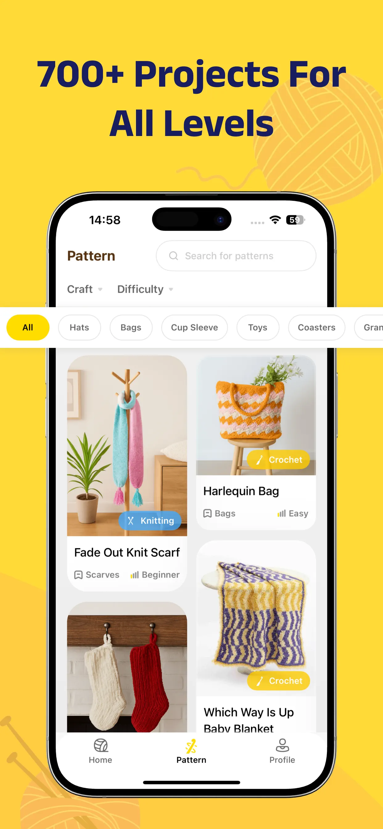 LoopCraft: Crochet & Knitting App Store screenshot 3