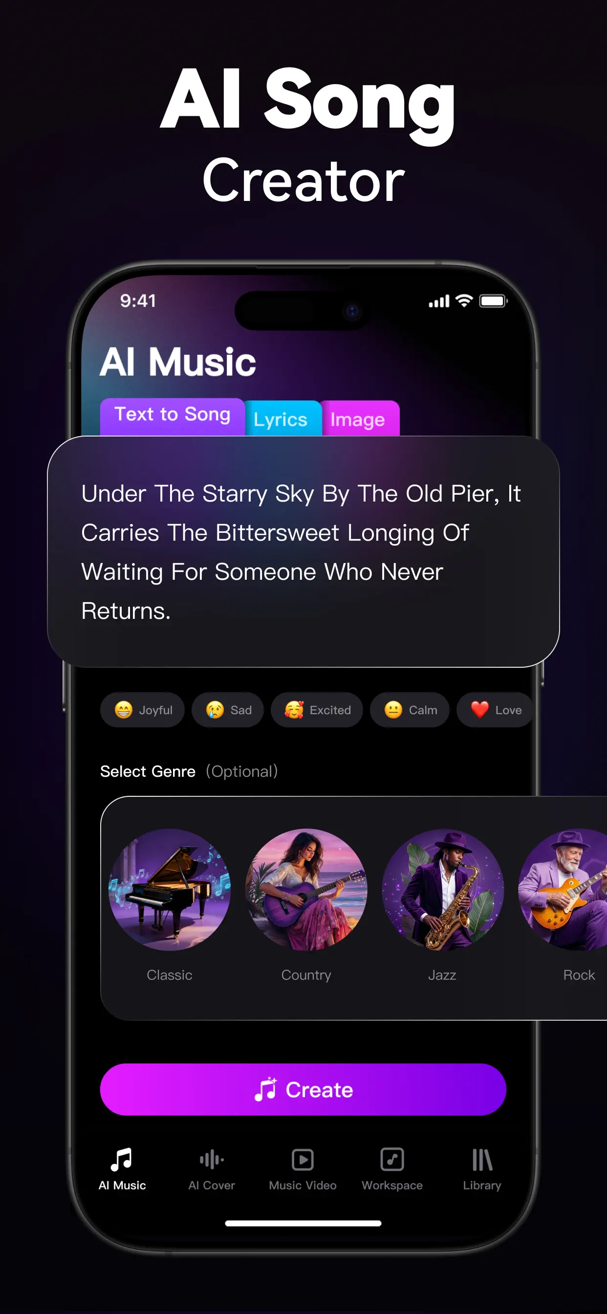 SingUp: AI Music Generator App Store screenshot 4