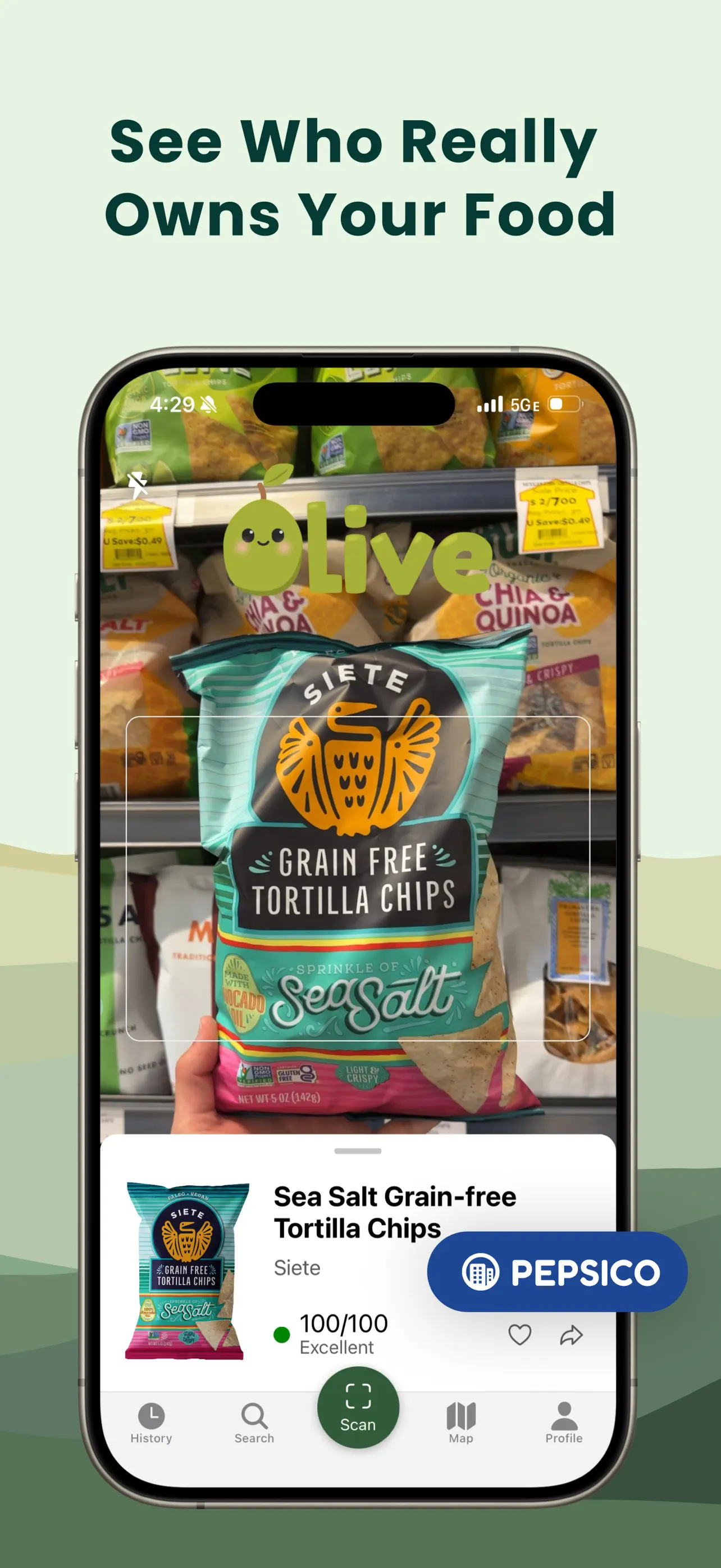Olive: Food & Cosmetic Scanner App Store screenshot 4