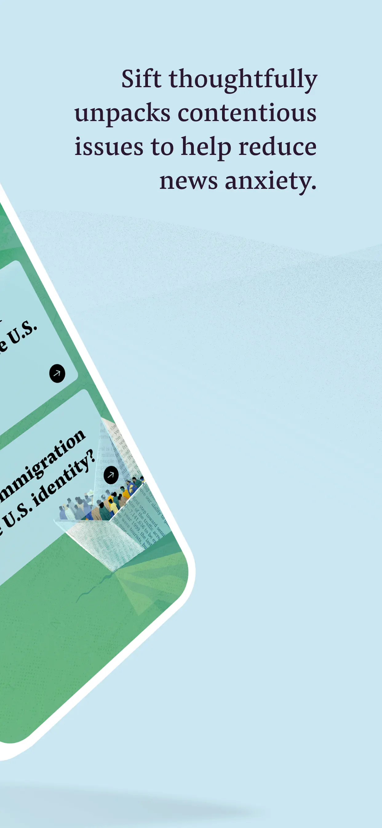 Sift - News Therapy App Store screenshot 2