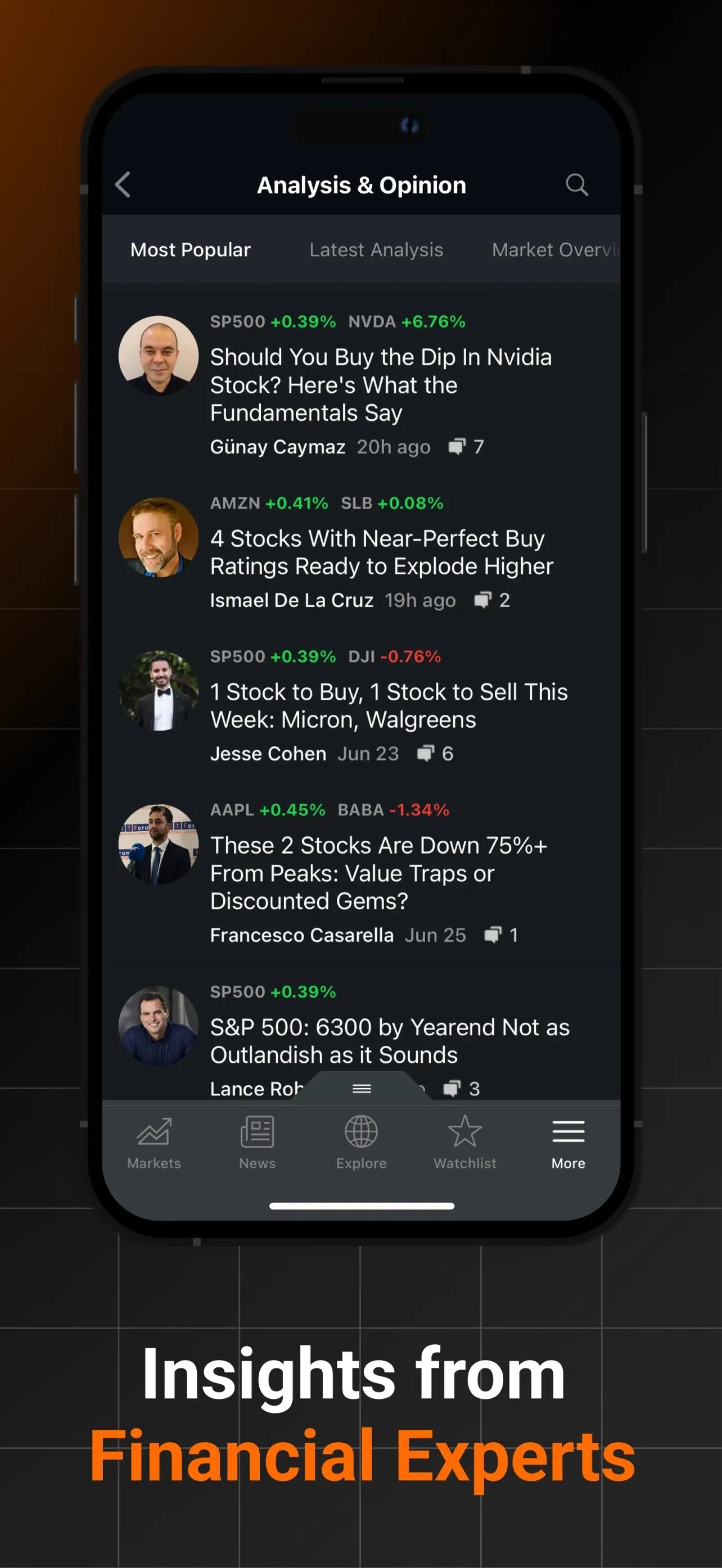 Investing.com: Stock Market App Store screenshot 3