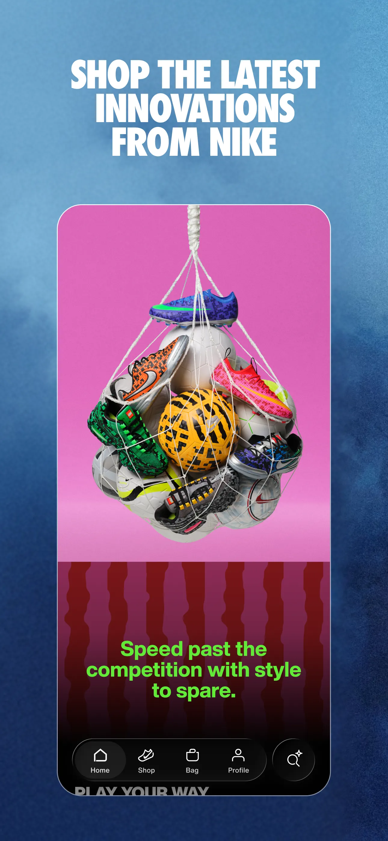 Nike: Engineered for Athletes App Store screenshot 1