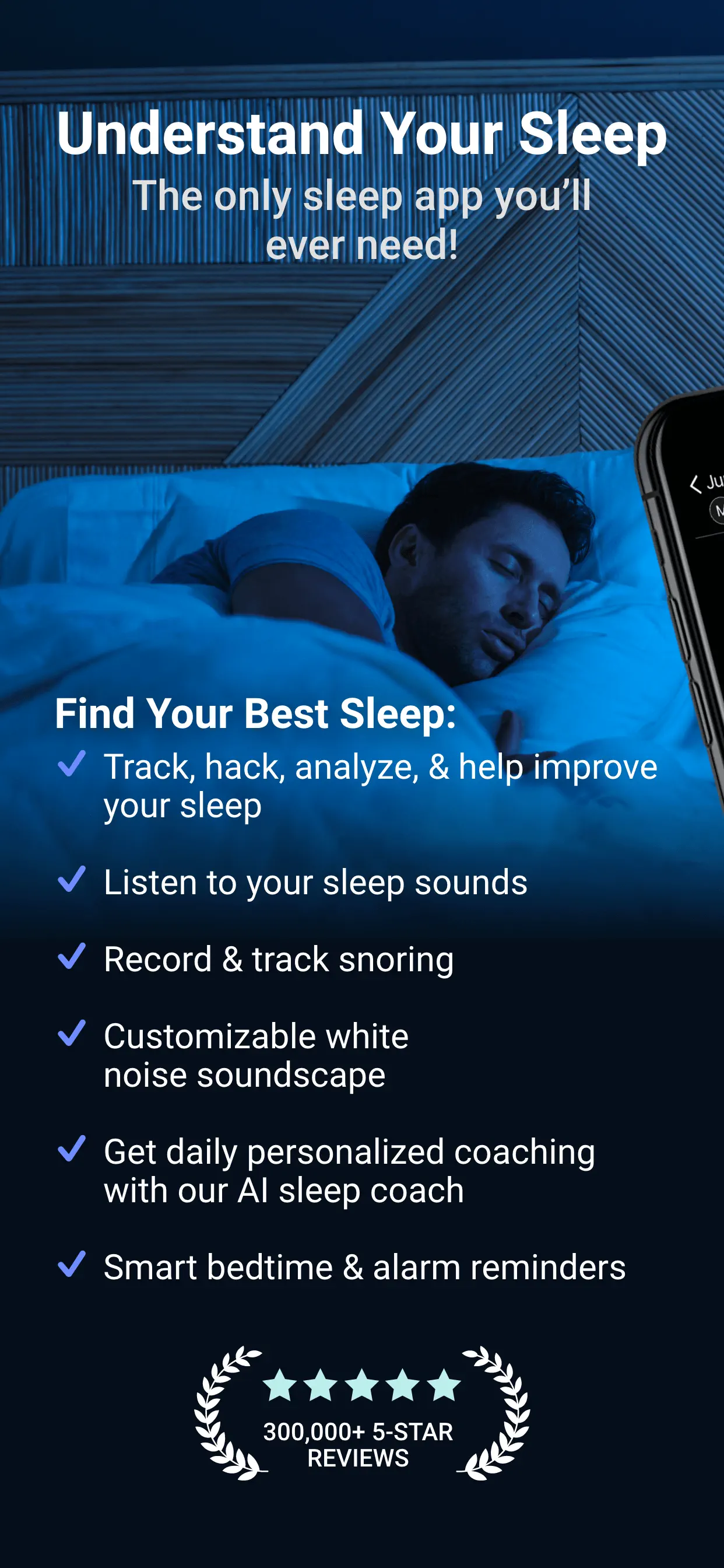 SleepWatch - Top Sleep Tracker App Store screenshot 1