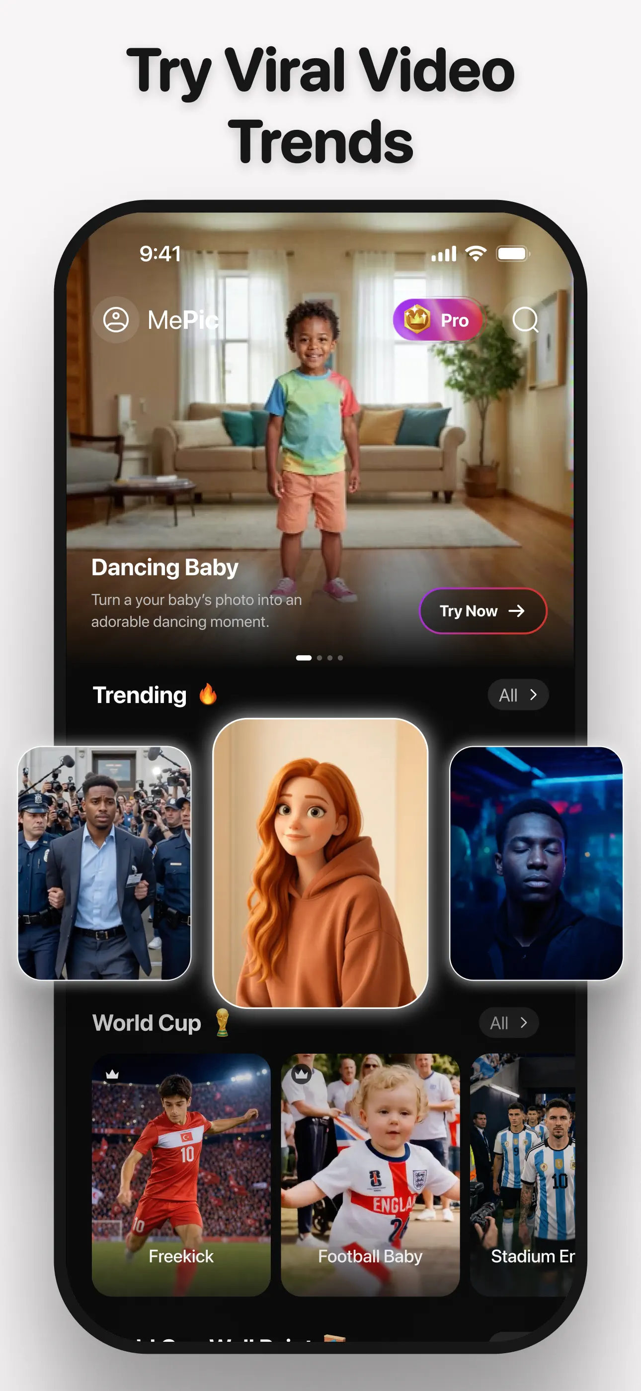 MePic－AI Photo Video Generator App Store screenshot 1