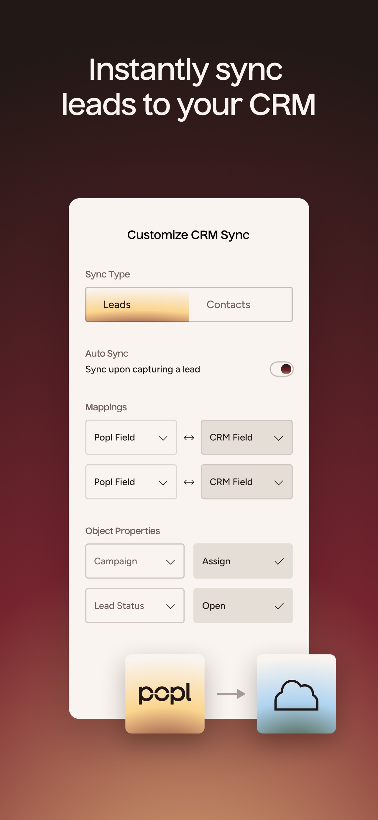 Popl: AI Lead Capture App Store screenshot 3