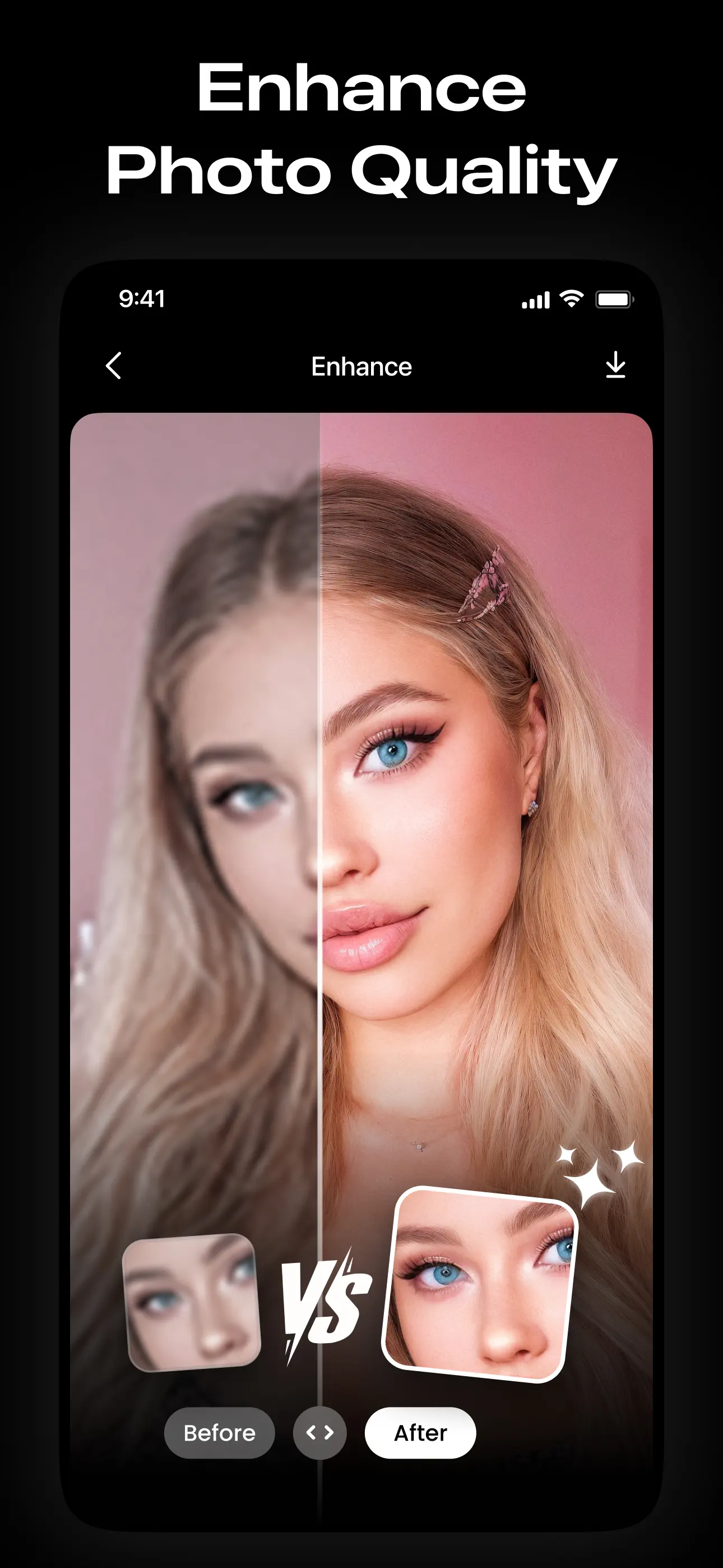 AI Photo Video Editor, Enhance App Store screenshot 1