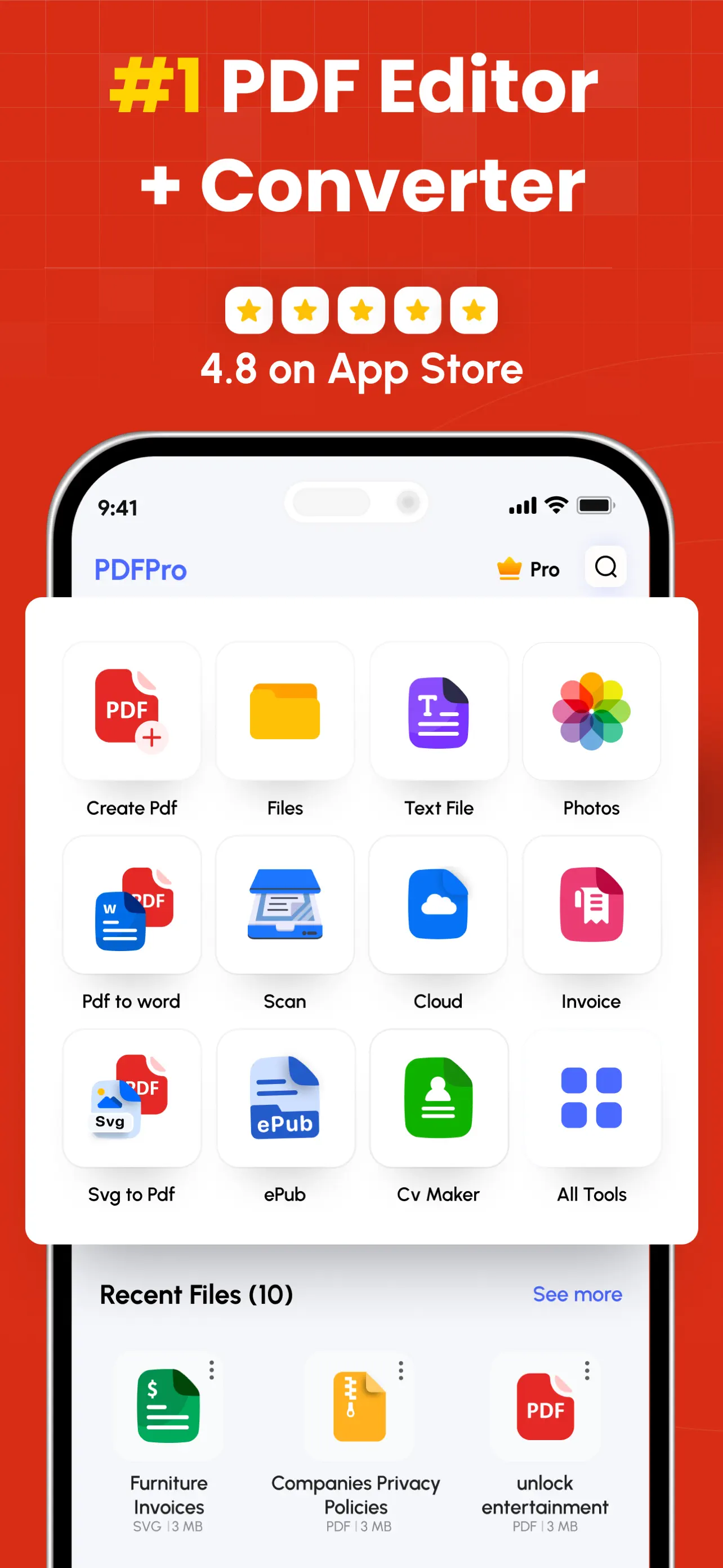 PDF Converter - PDF Editor・ App Store screenshot 3