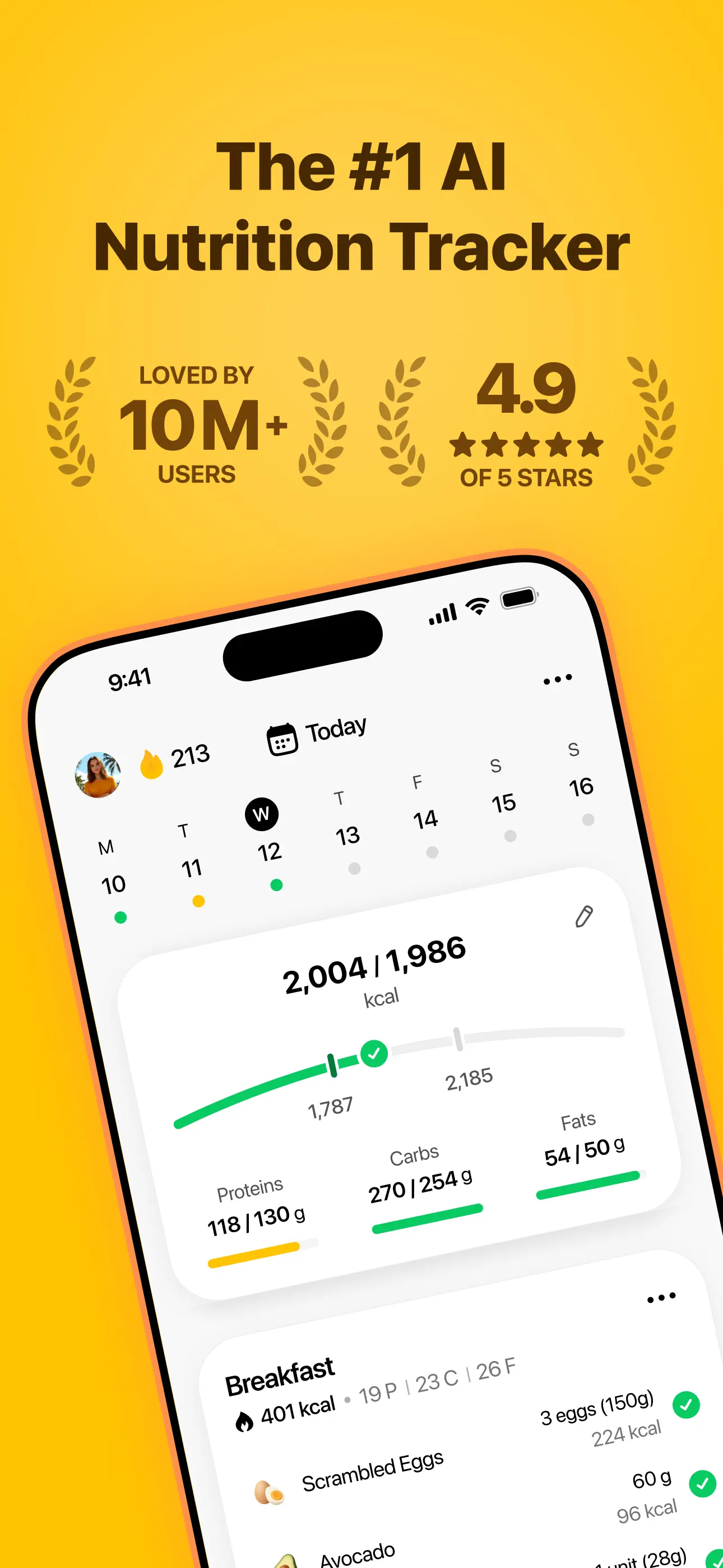 Fitia: Calorie Counter & Diet App Store screenshot 1