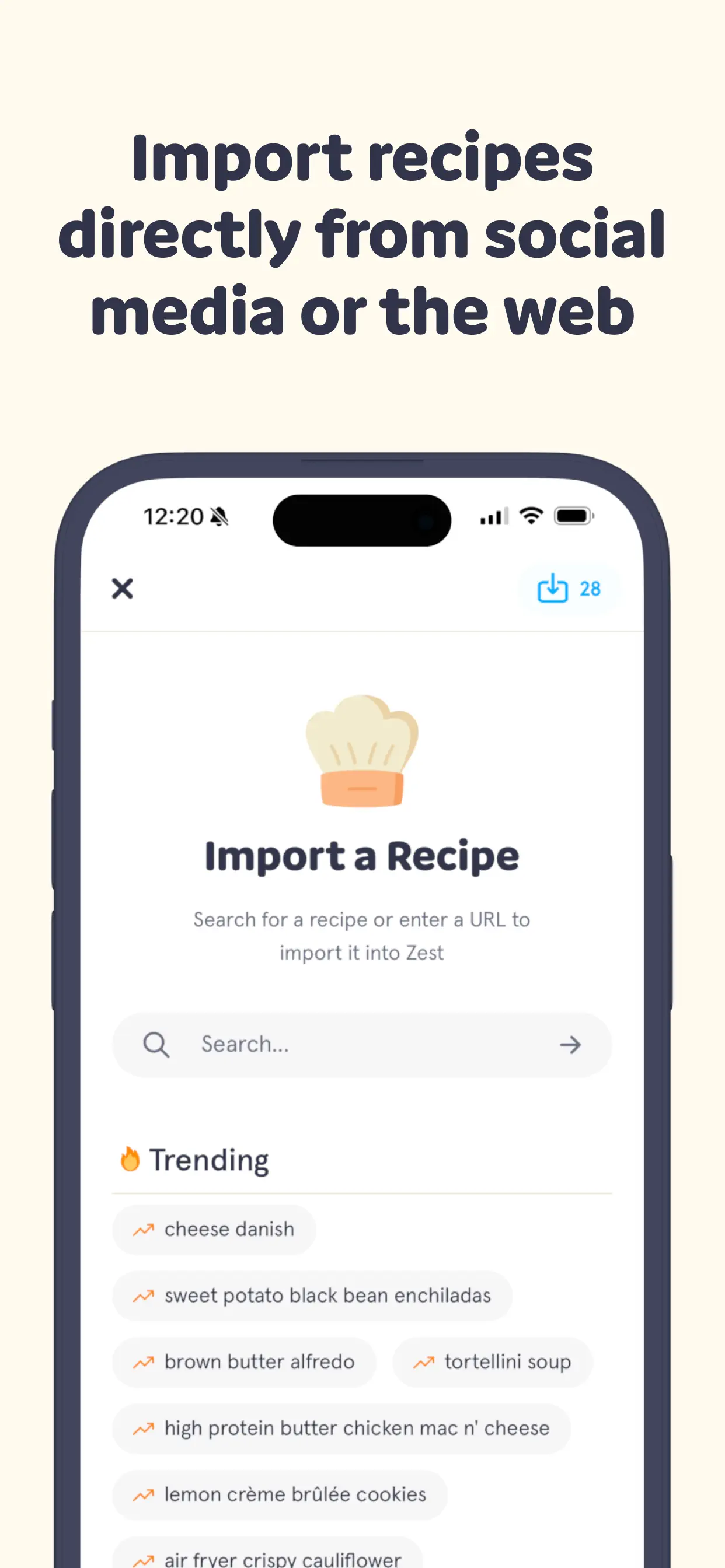 Zest: Meal Planner & Recipes App Store screenshot 2