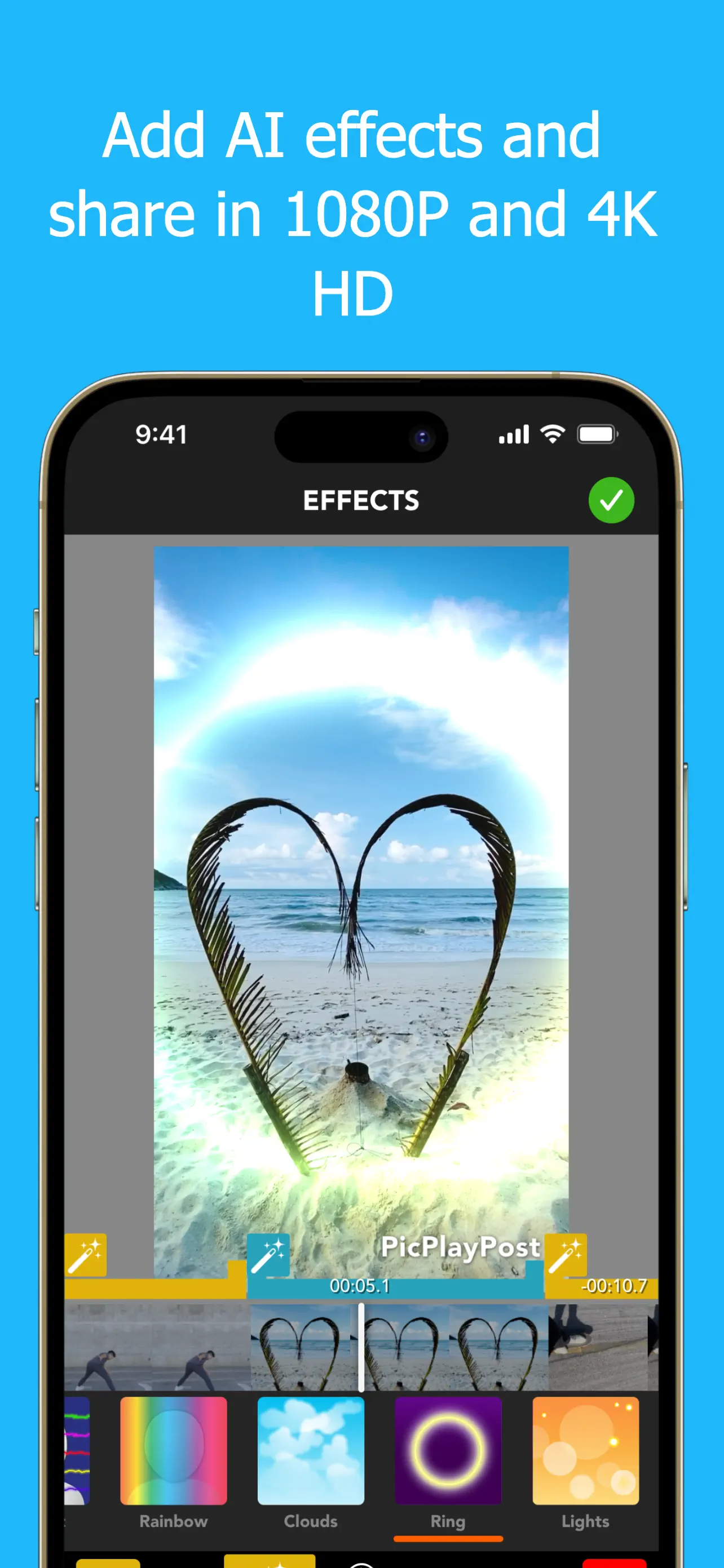 PicPlayPost: Video Editor App Store screenshot 3