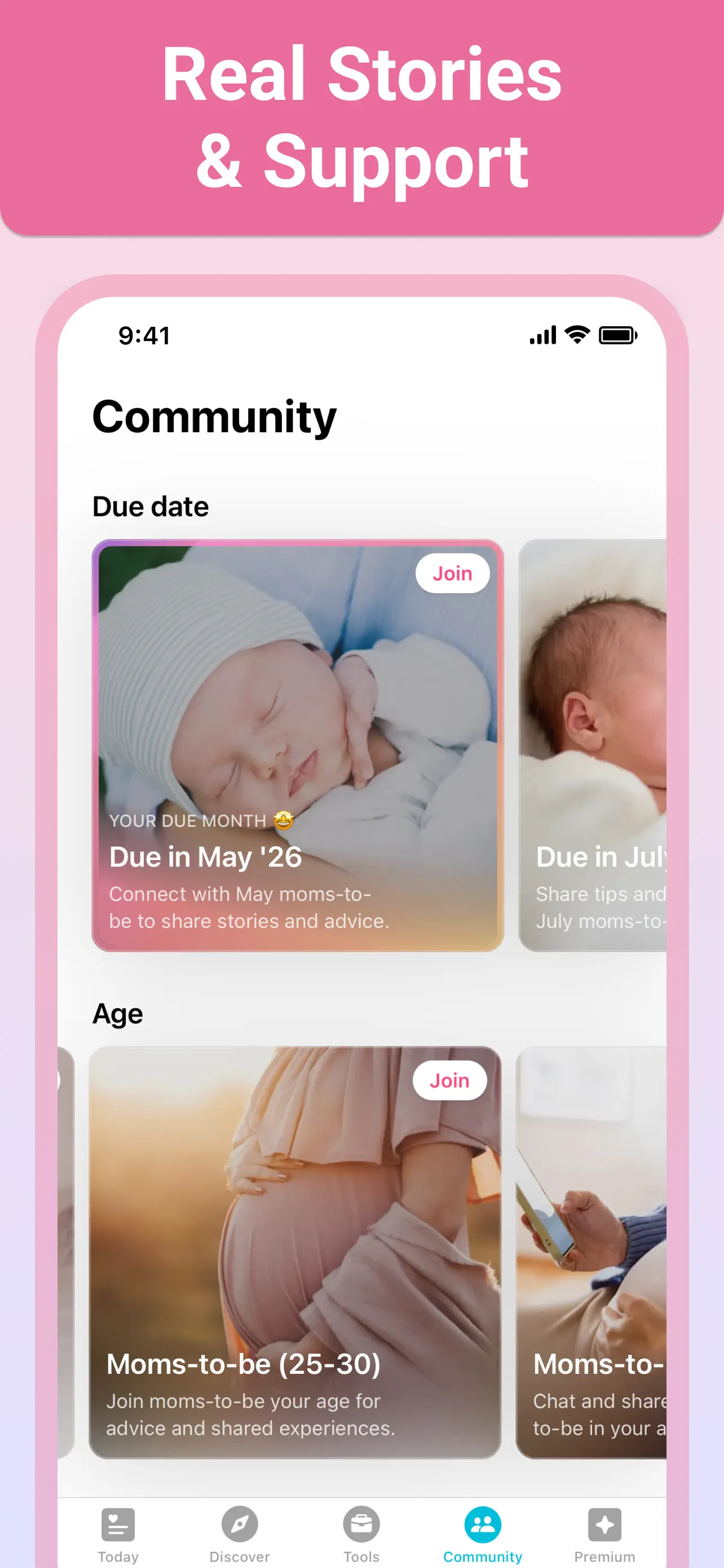 Pregnancy + | Tracker App App Store screenshot 4