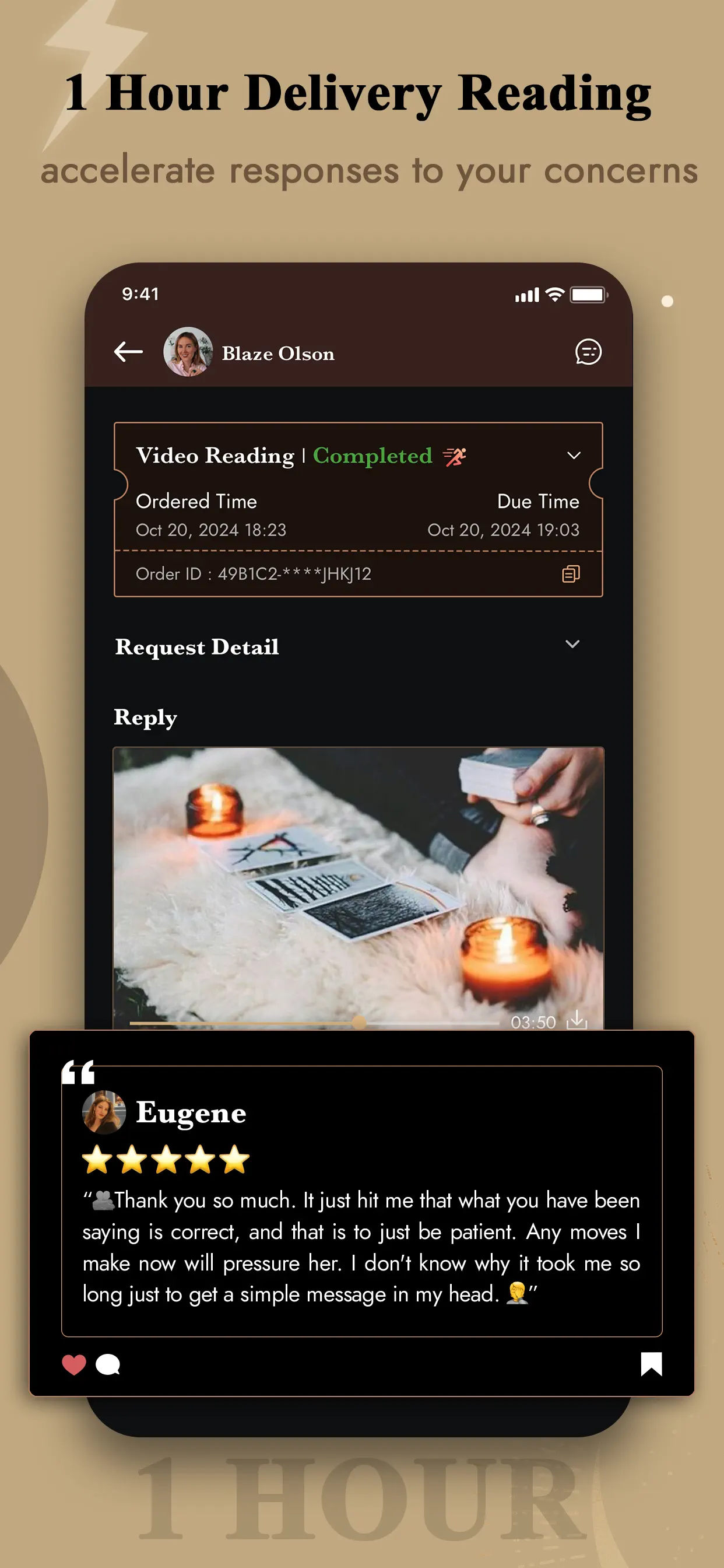 Pocket Insight Psychic Reading App Store screenshot 3