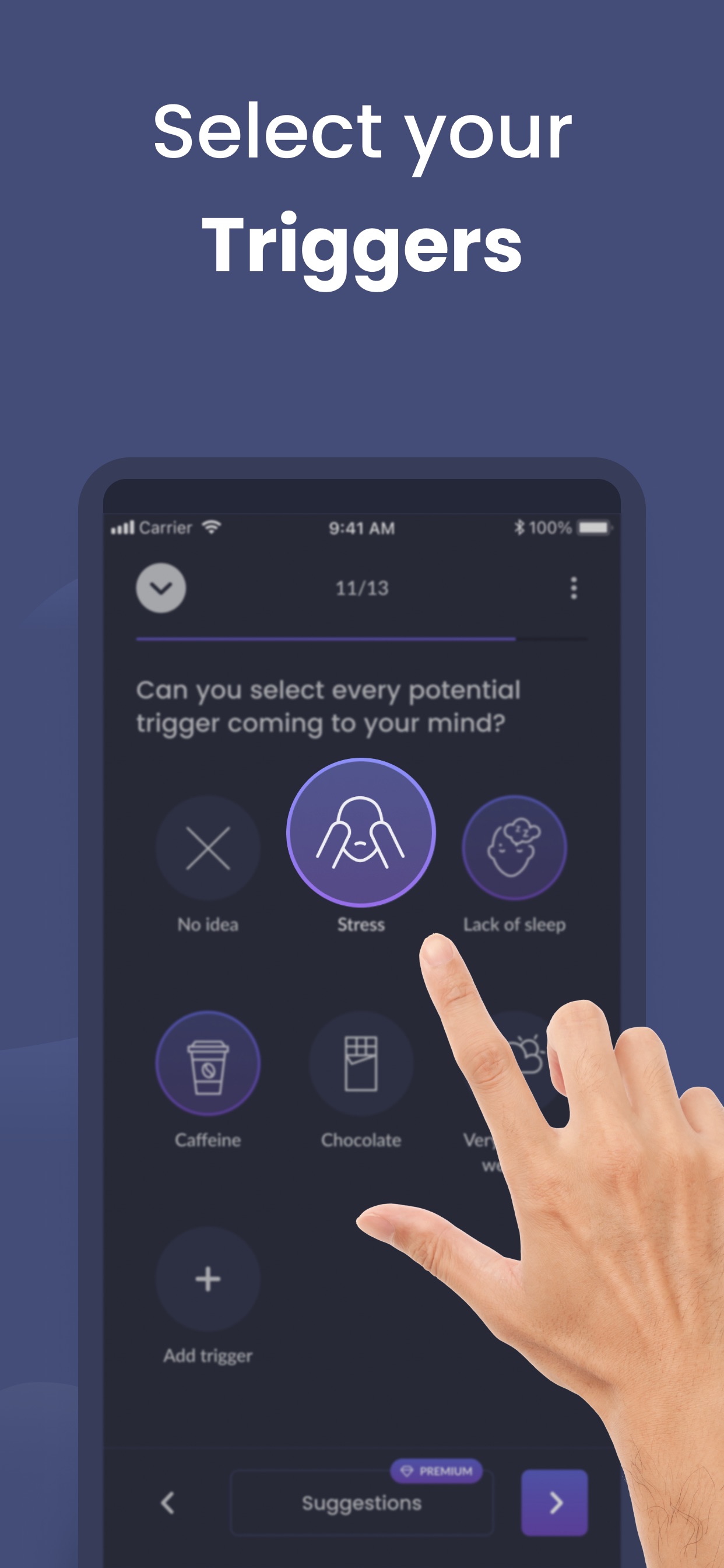 Migraine Buddy: Track Headache App Store screenshot 1