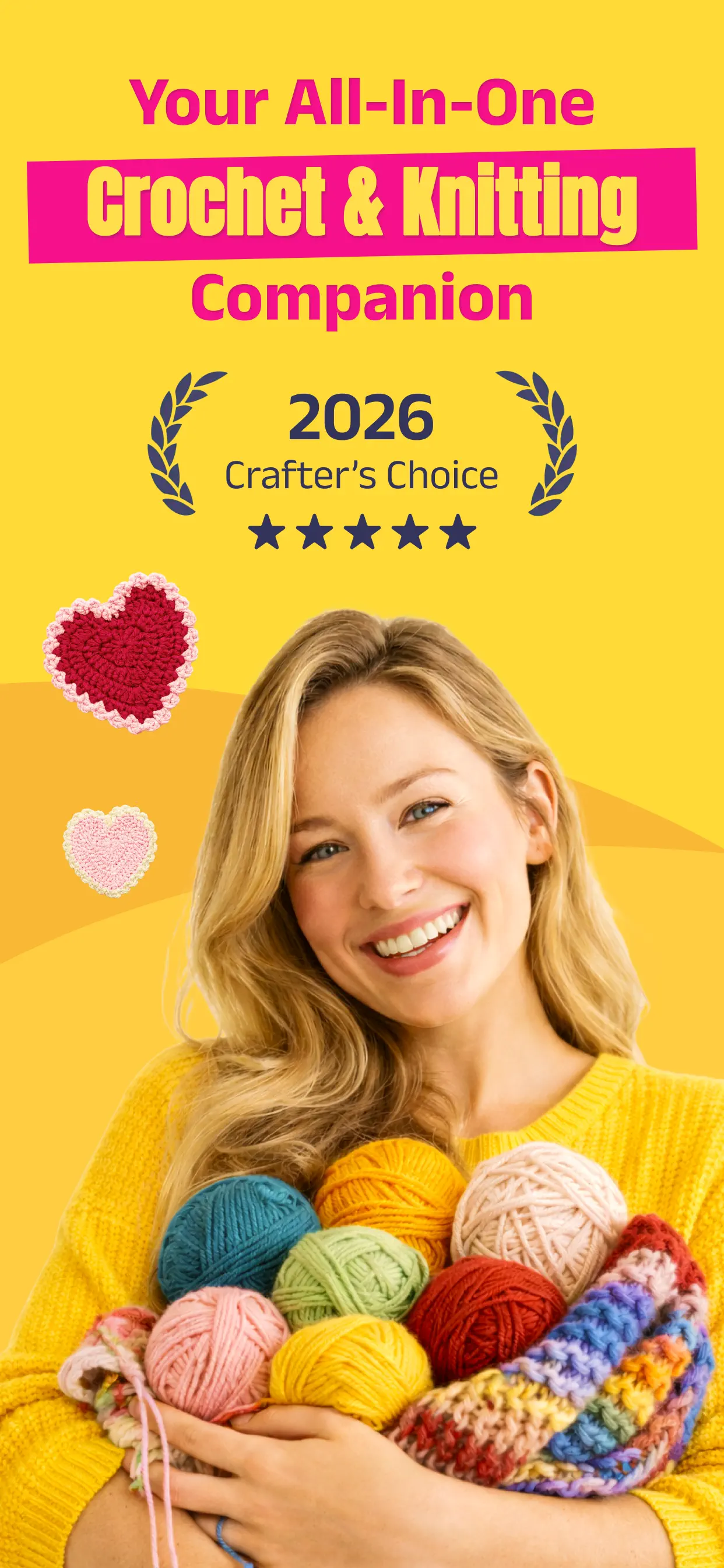 LoopCraft: Crochet & Knitting App Store screenshot 1