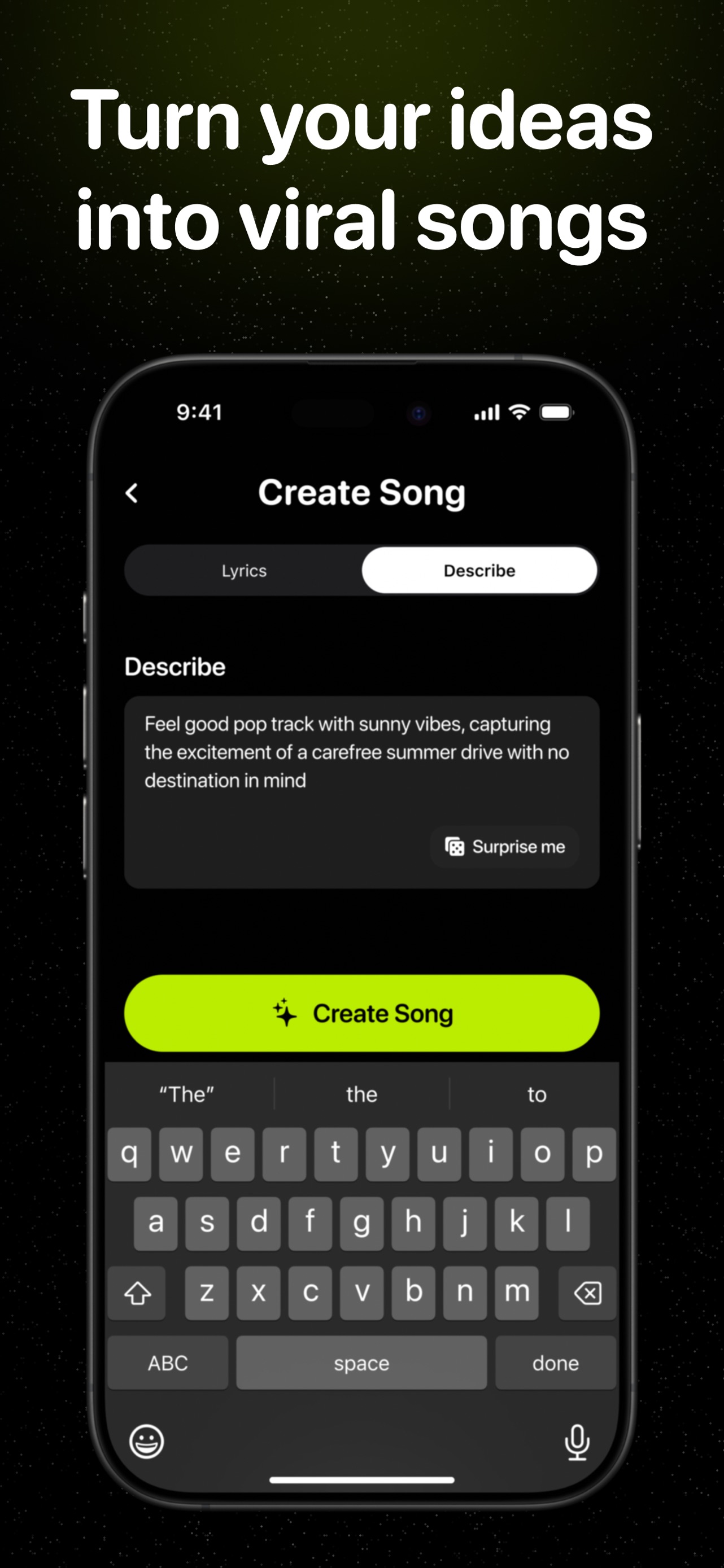 Song AI: AI Music Generator App Store screenshot 2