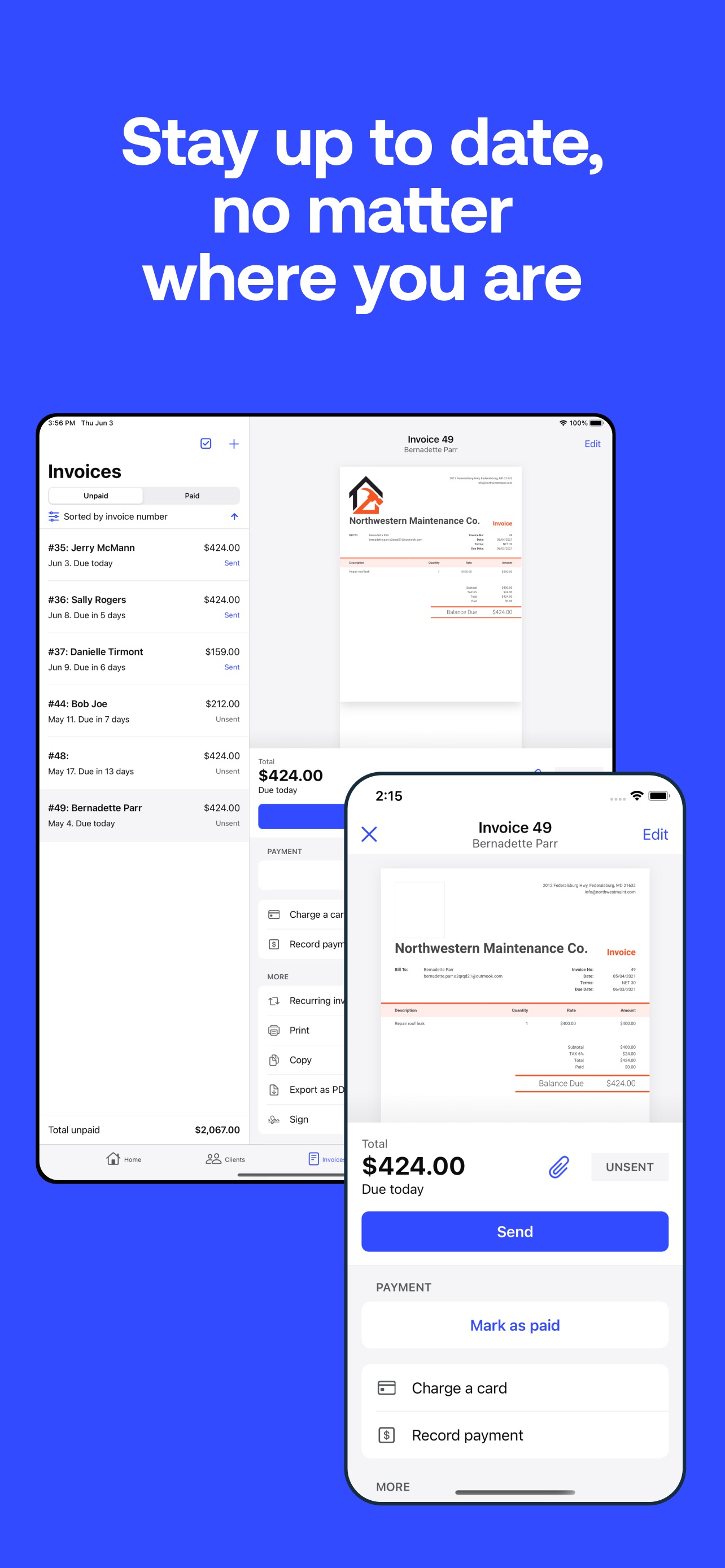 Invoice2go: Easy Invoice Maker App Store screenshot 3