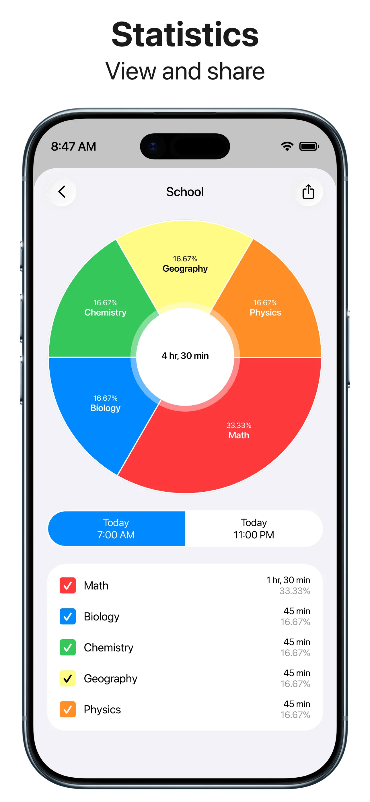Smart Timetable: Study Planner App Store screenshot 4