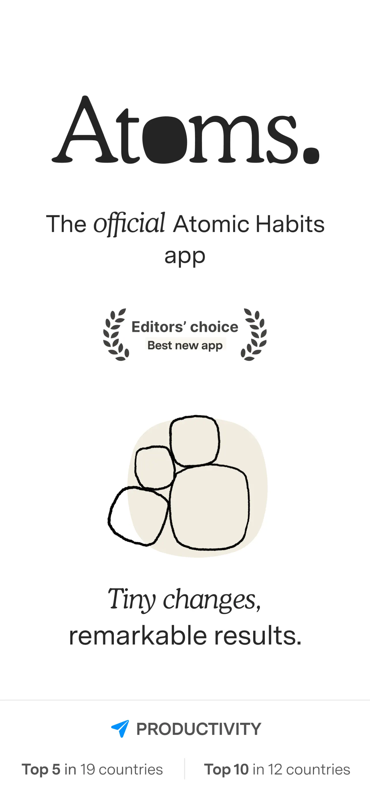 Atoms - from Atomic Habits App Store screenshot 1