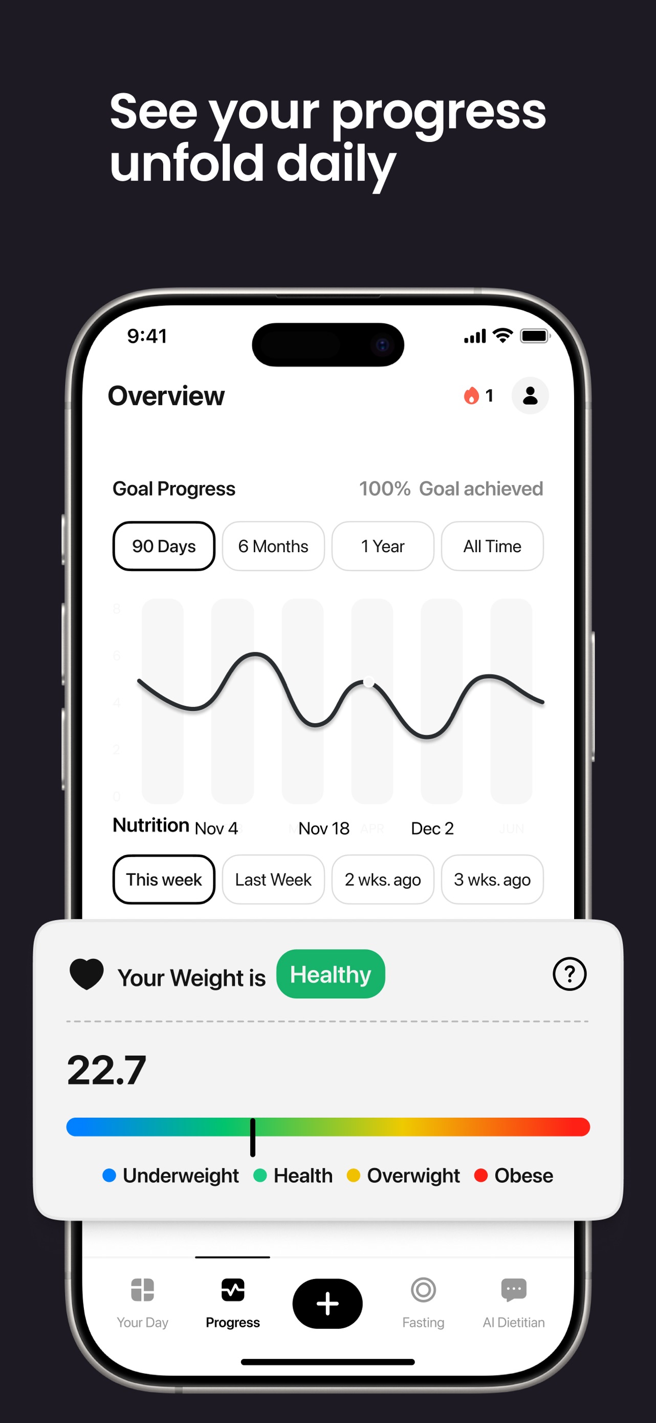 Lean: AI Macro Tracker App Store screenshot 1