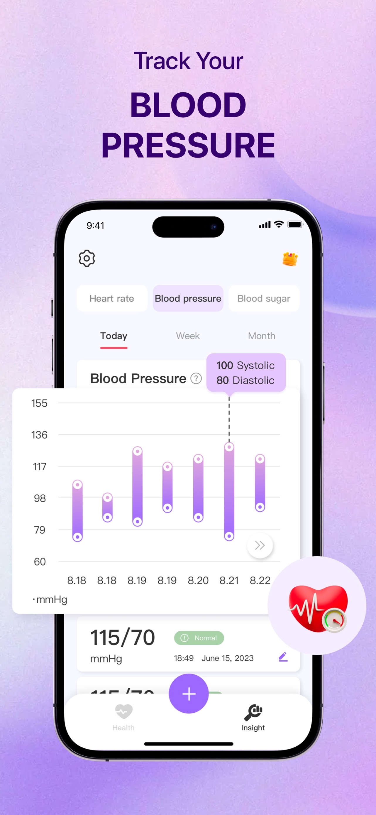 Blood Pressure: Healthy Life App Store screenshot 2