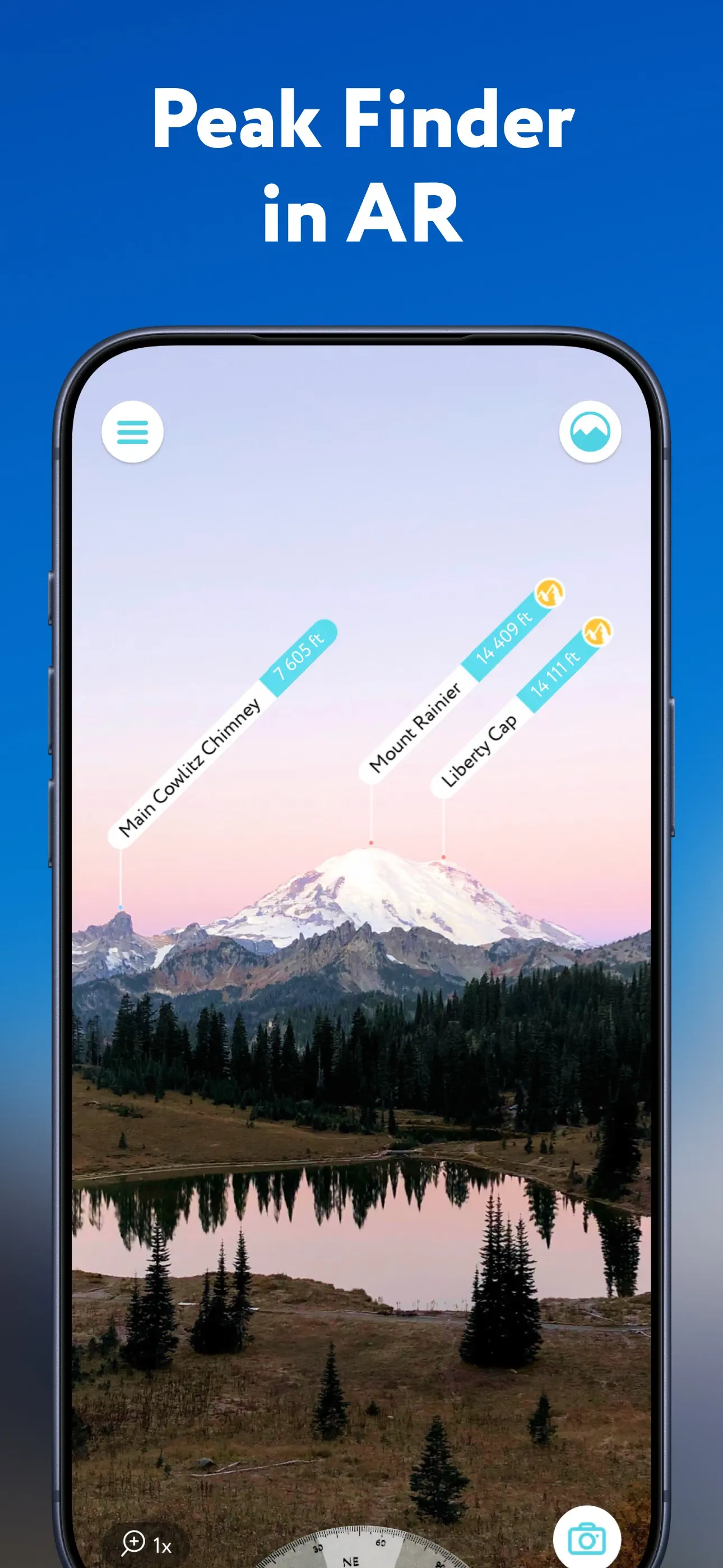 Hiking and Skiing - PeakVisor App Store screenshot 3