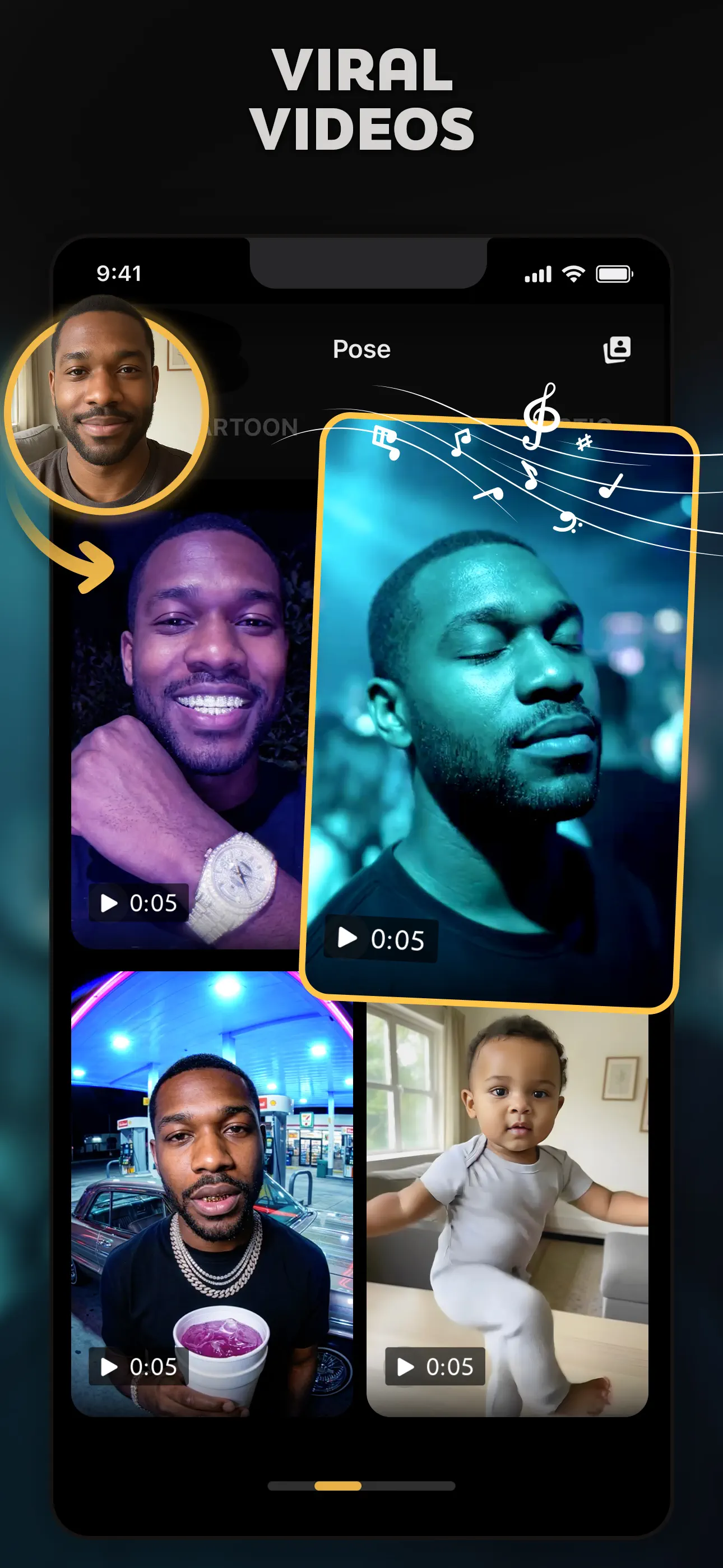 Pose: AI Photo Video Generator App Store screenshot 3