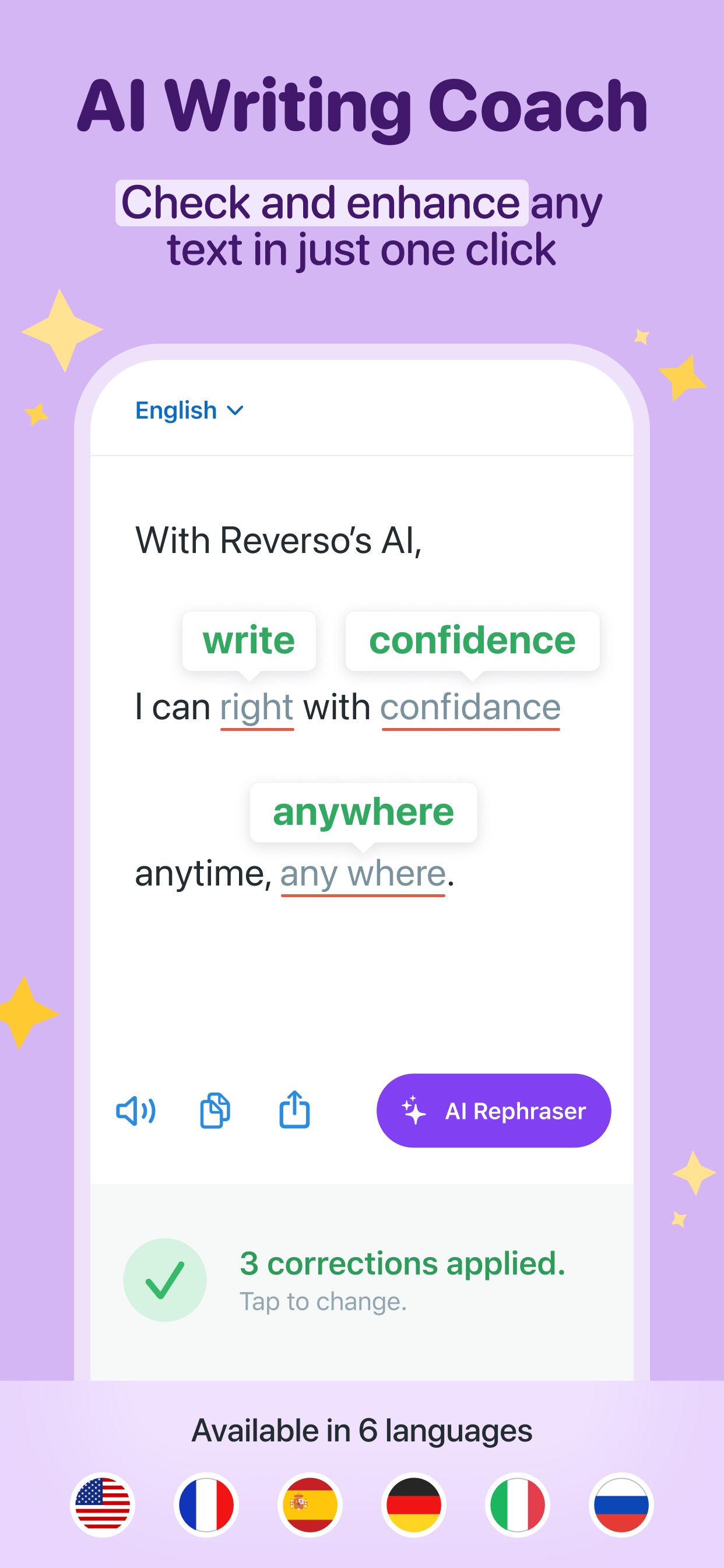 Reverso translate and learn App Store screenshot 4