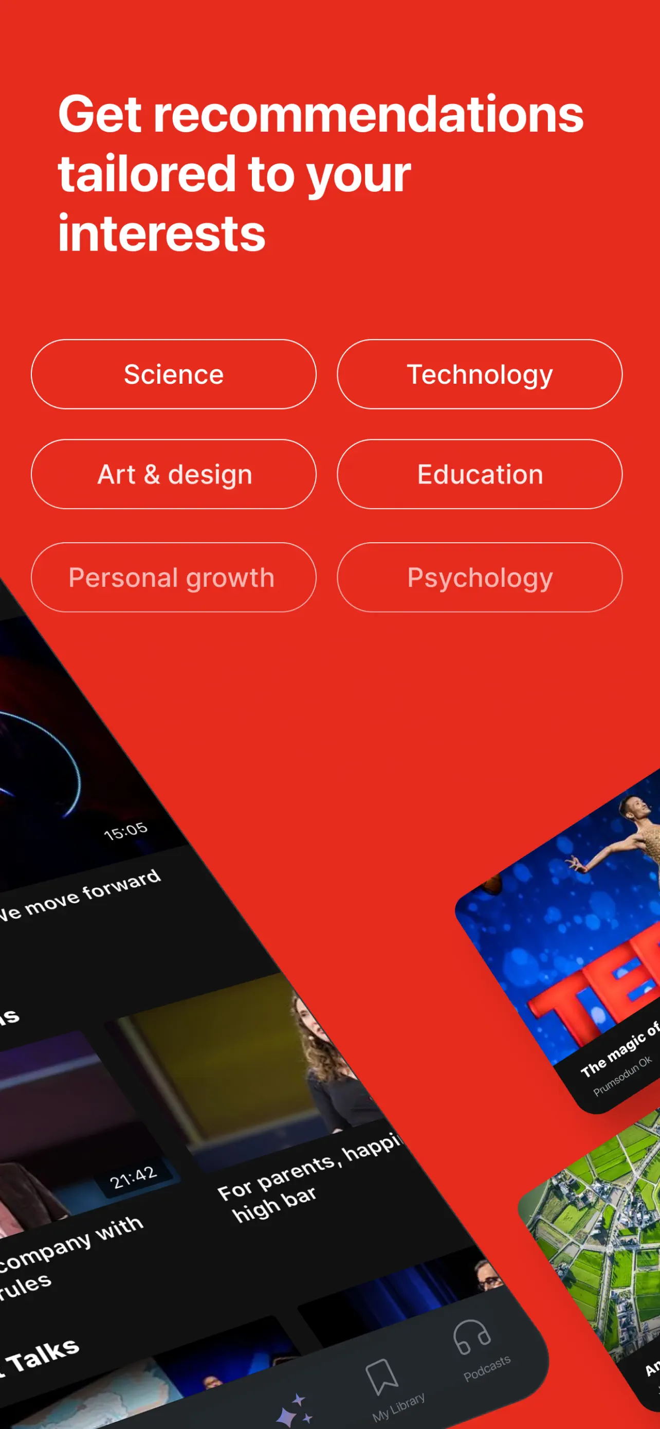 TED Talks: Watch and Learn App Store screenshot 2
