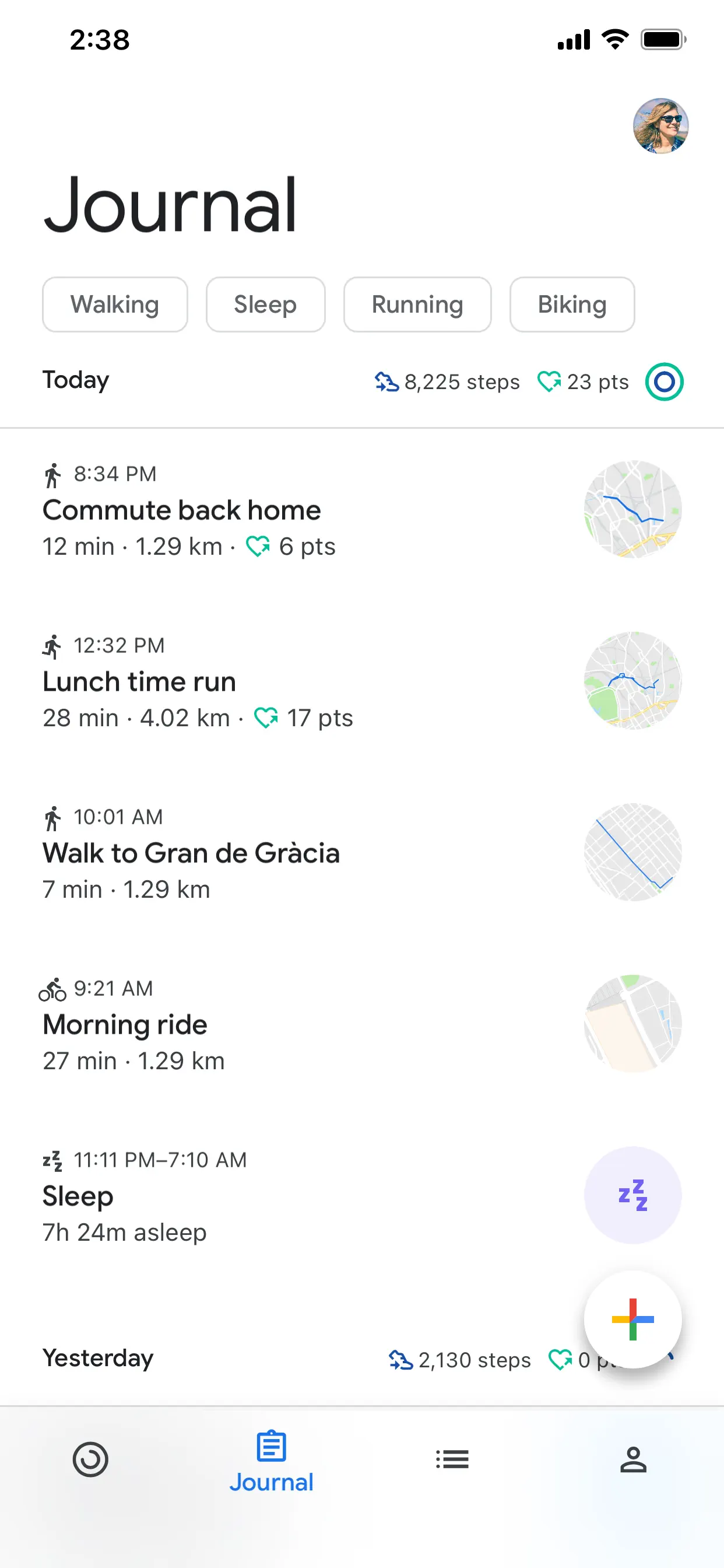 Google Fit: Activity Tracker App Store screenshot 3
