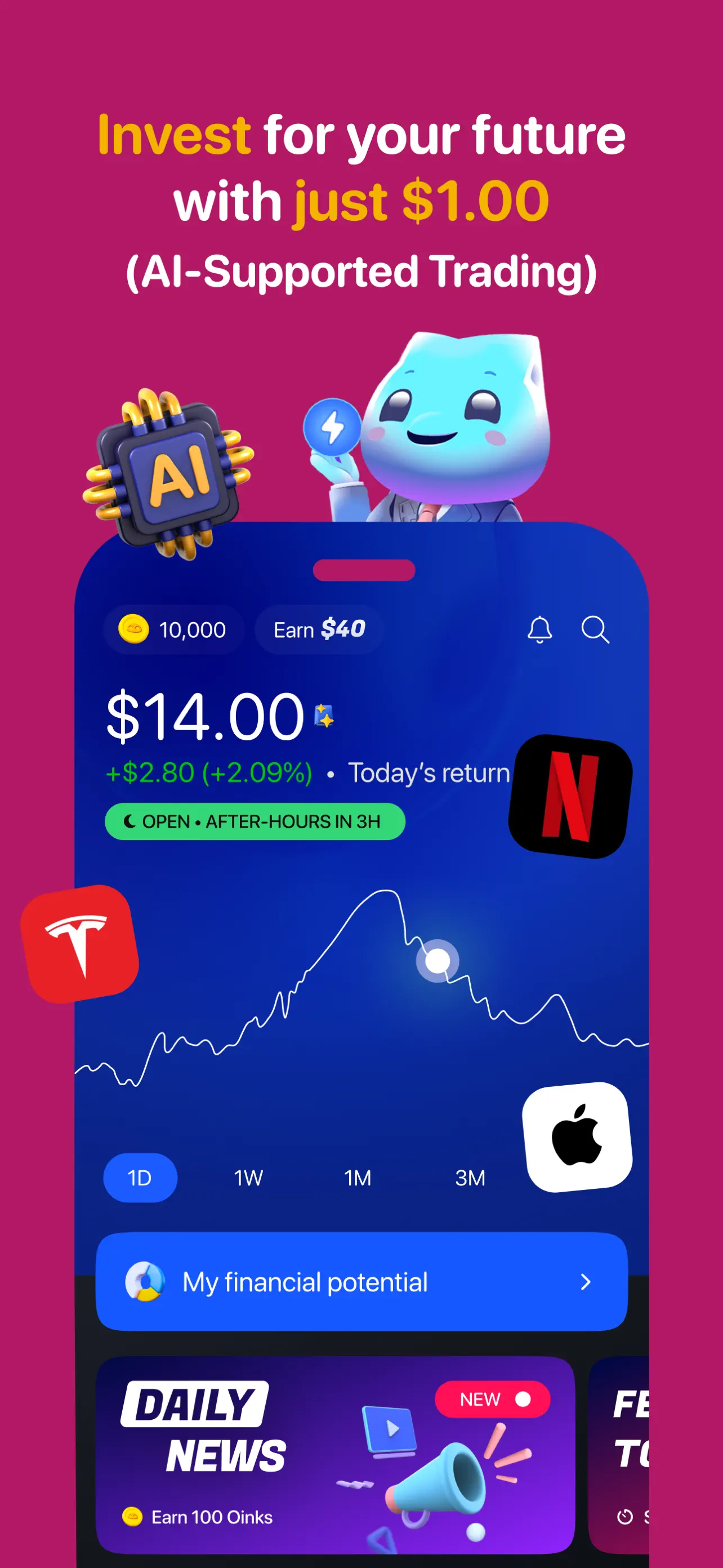 Bloom: Learn to Invest App Store screenshot 2