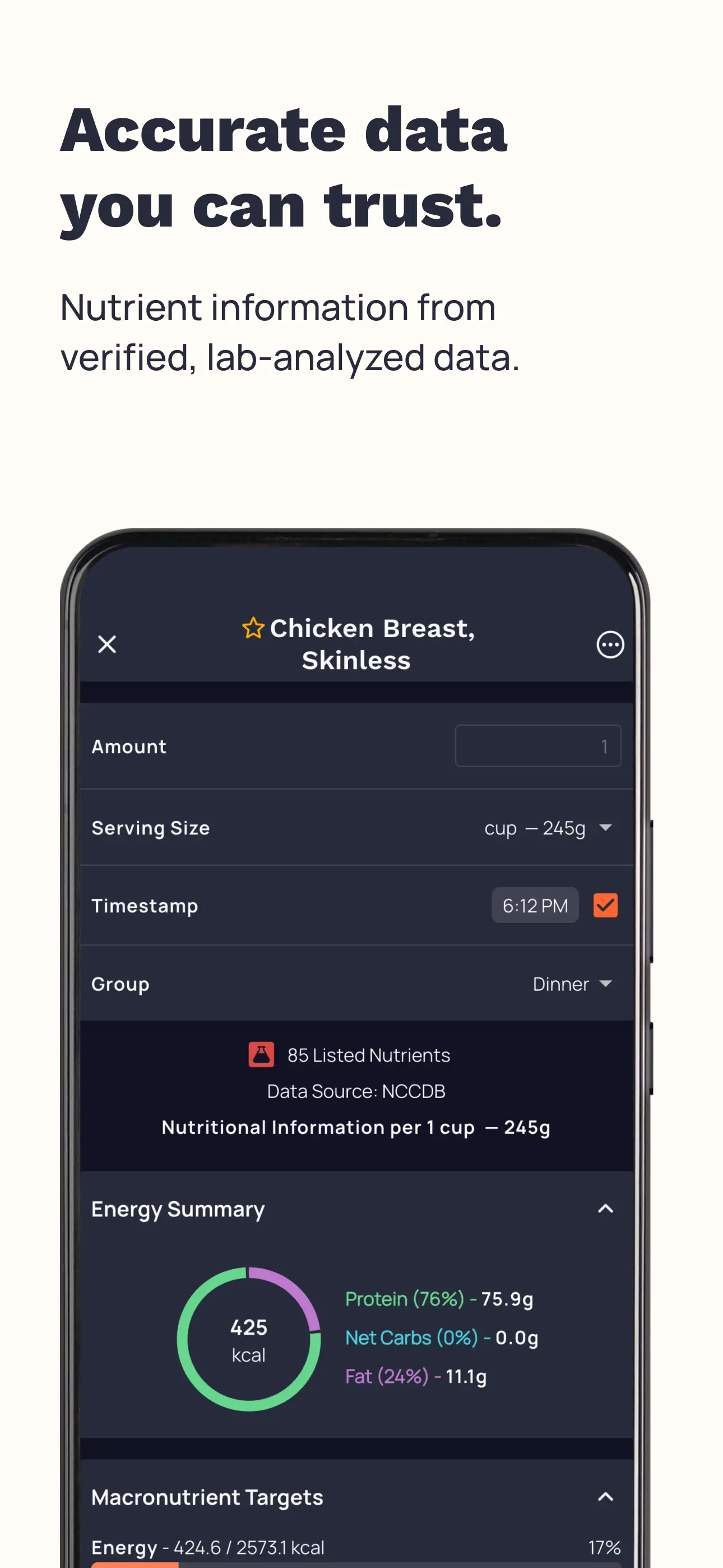 Cronometer: Calorie Counter App Store screenshot 4