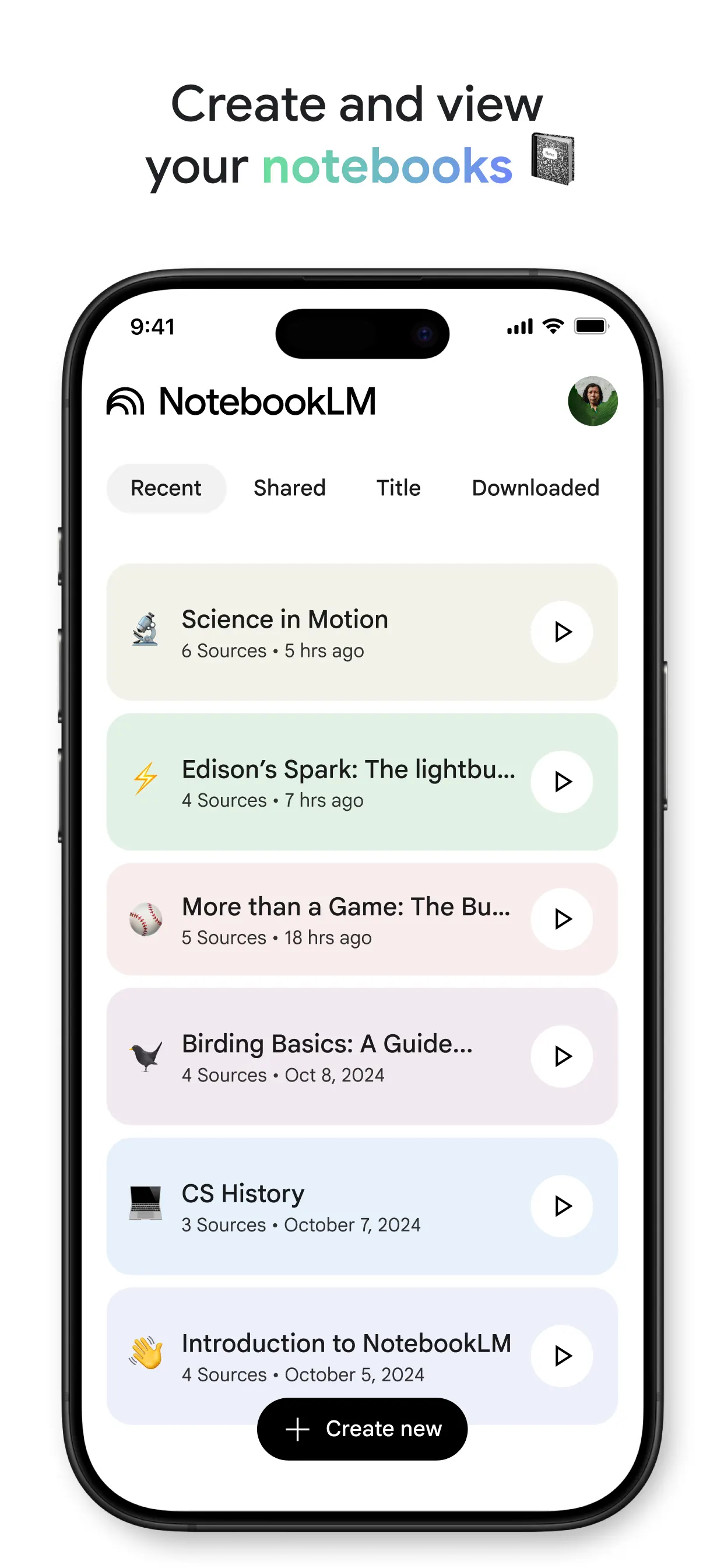 Google NotebookLM App Store screenshot 3
