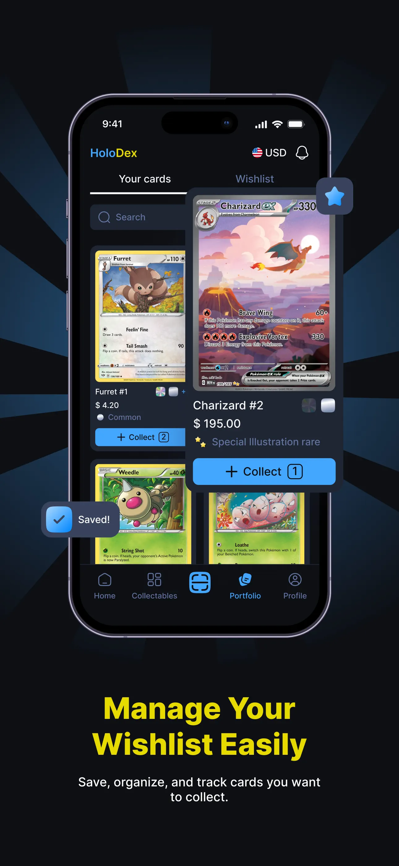 HoloDex - TCG Scan & Collect App Store screenshot 1