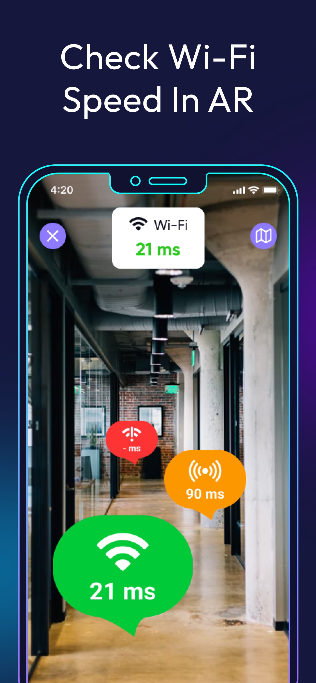 Speed Test & Wifi Analyzer + App Store screenshot 1