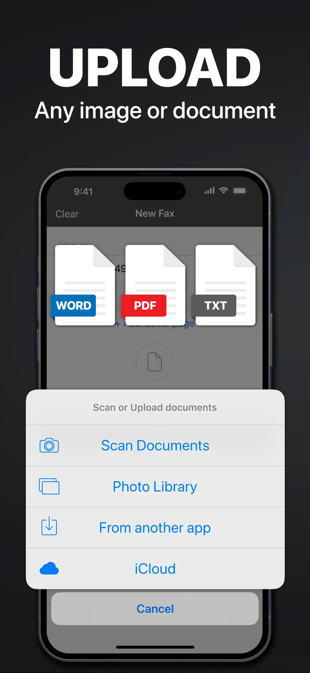 FAX from iPhone: Send Doc App App Store screenshot 3
