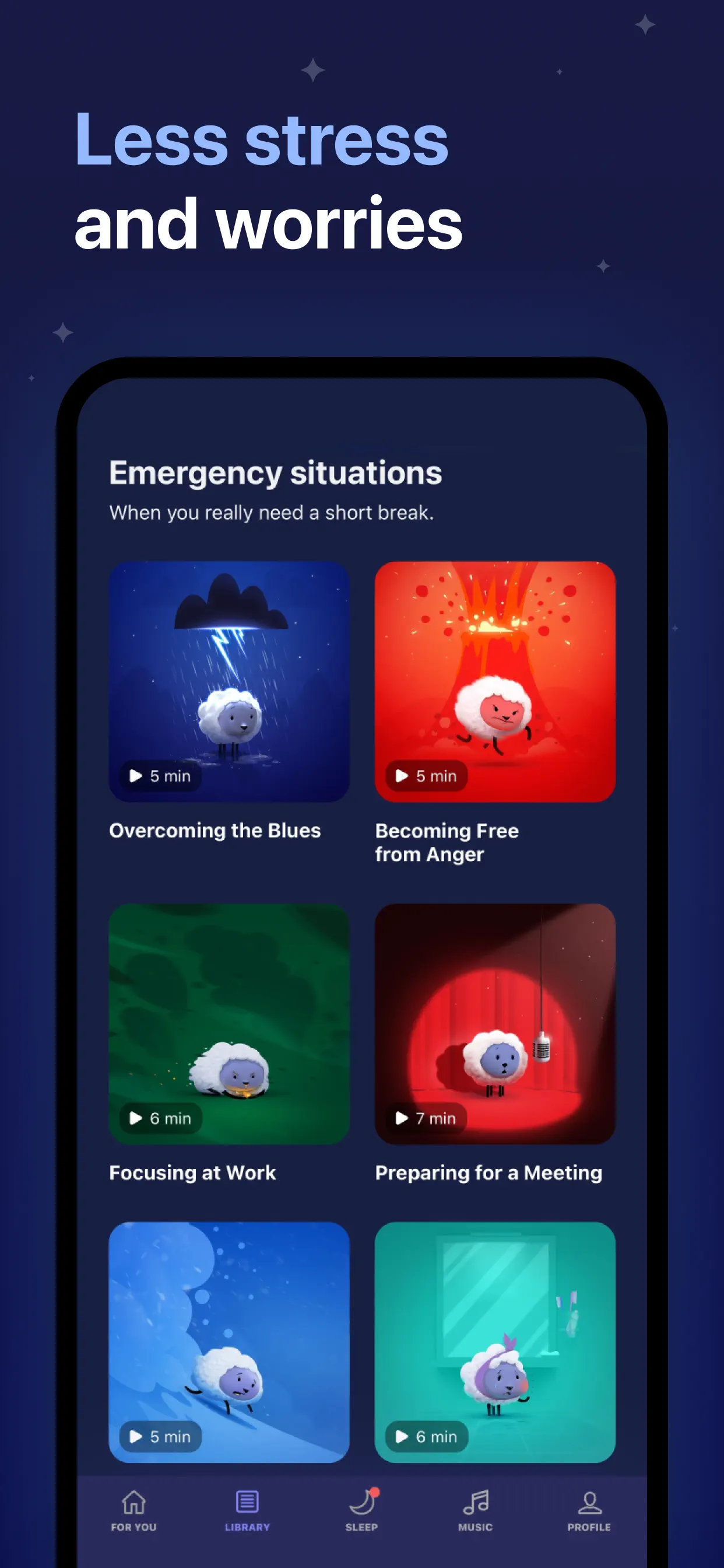 Mo Meditation, Sleep, Recovery App Store screenshot 3