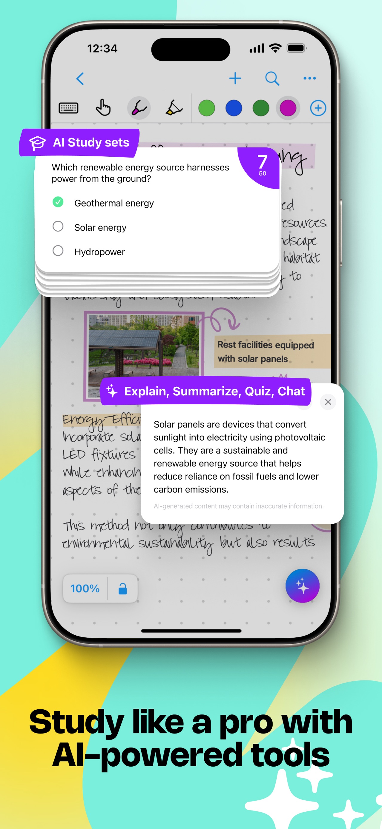 MyScript Notes: AI Handwriting App Store screenshot 2