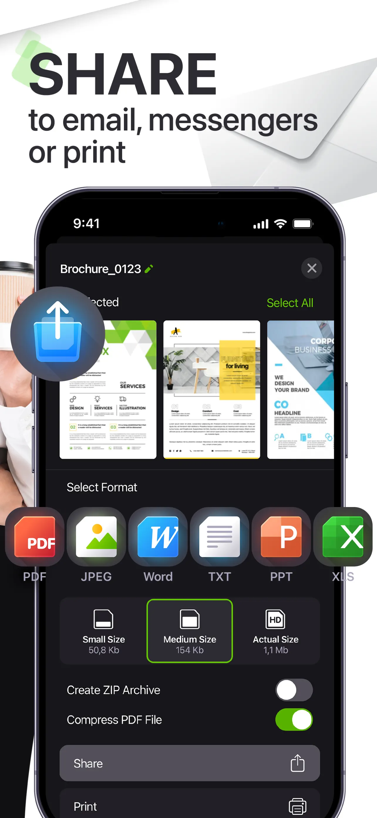 My Scanner: Scan to PDF & Edit App Store screenshot 3