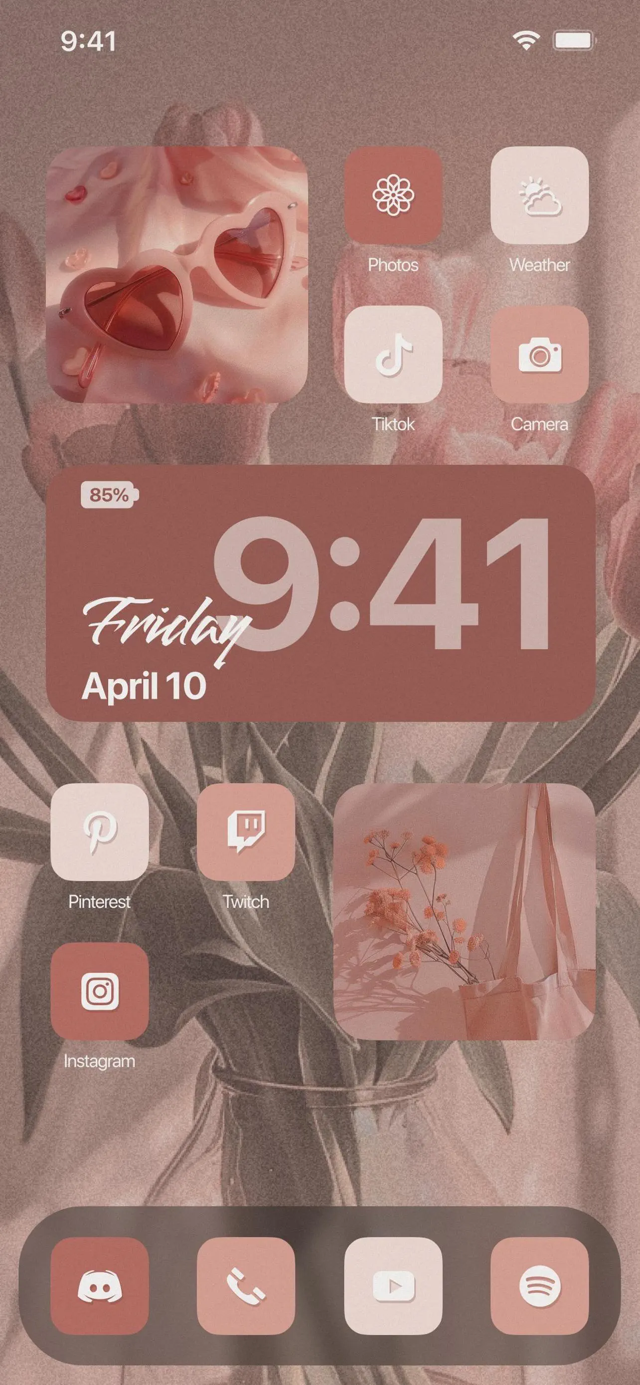 Aesthetic: App icons & Widgets App Store screenshot 2