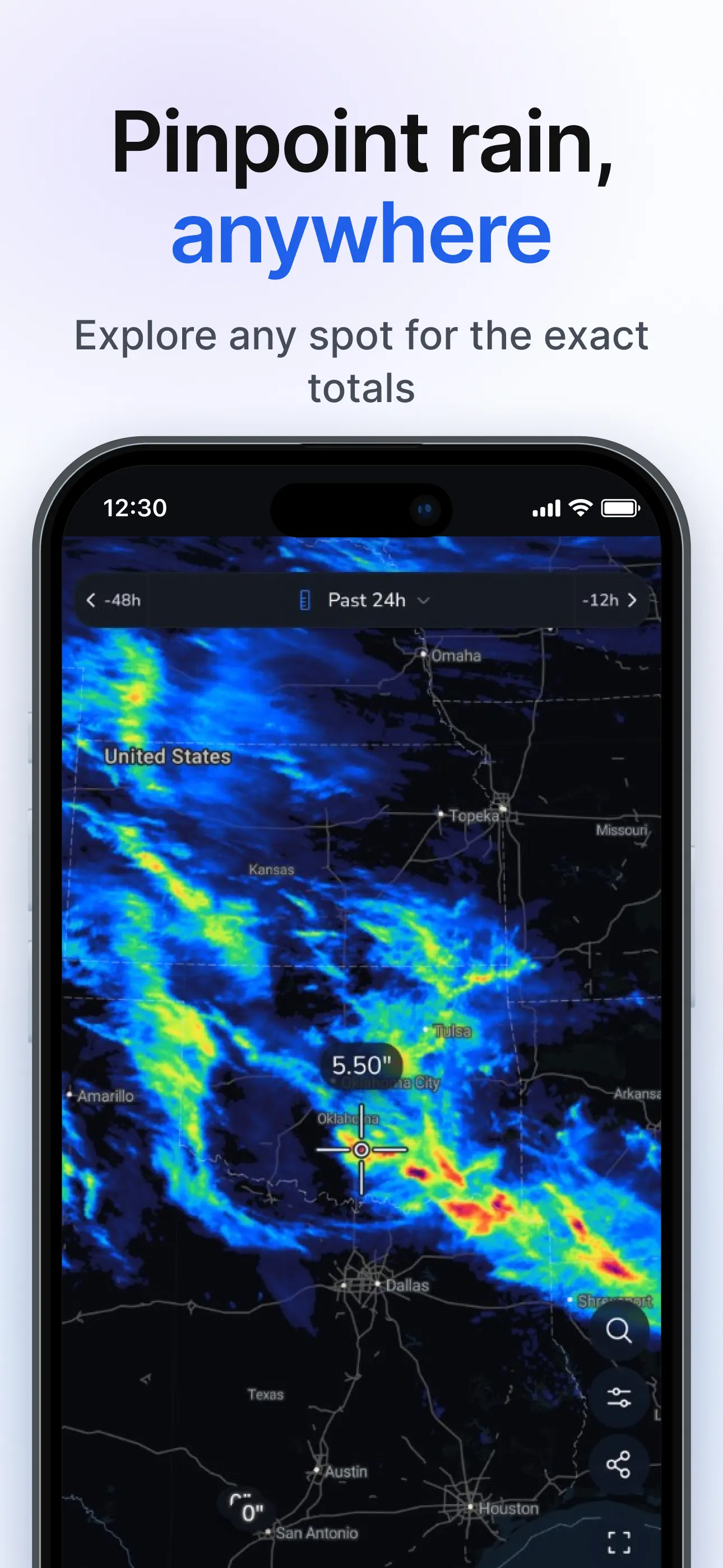 Precip - Rain Totals & Gauge App Store screenshot 2